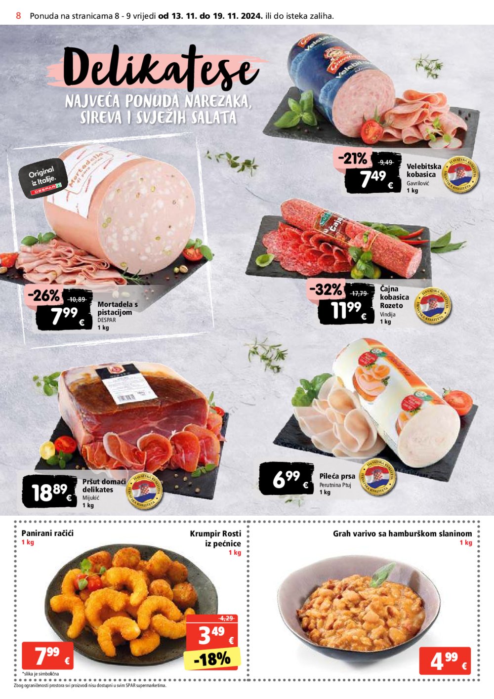 SPAR katalog Akcija 13.11.-19.11.2024.