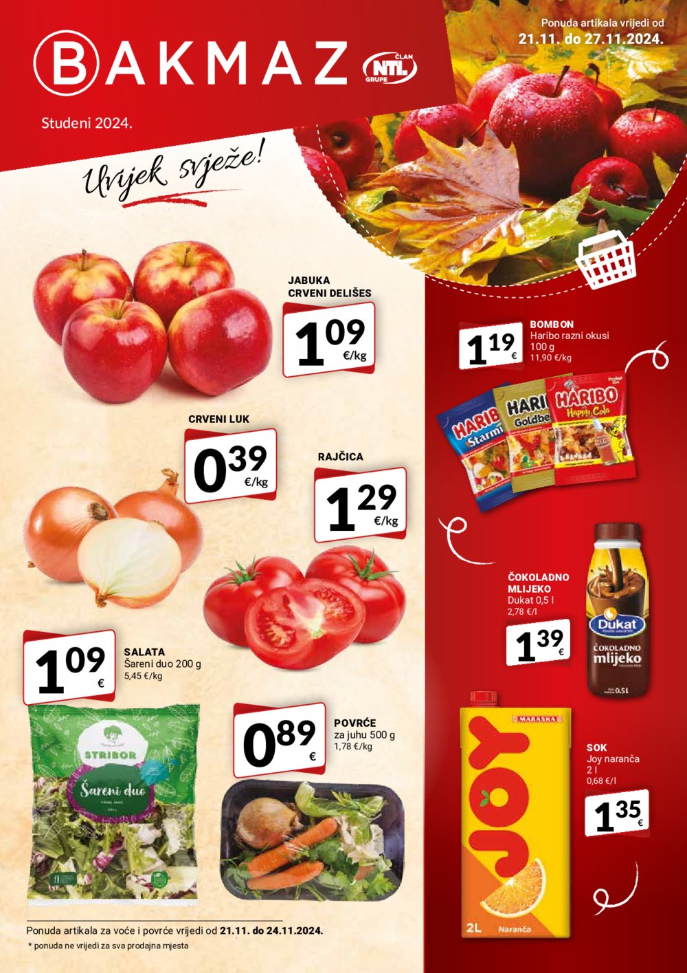 Bakmaz katalog Akcija 21.11.-27.11.2024.