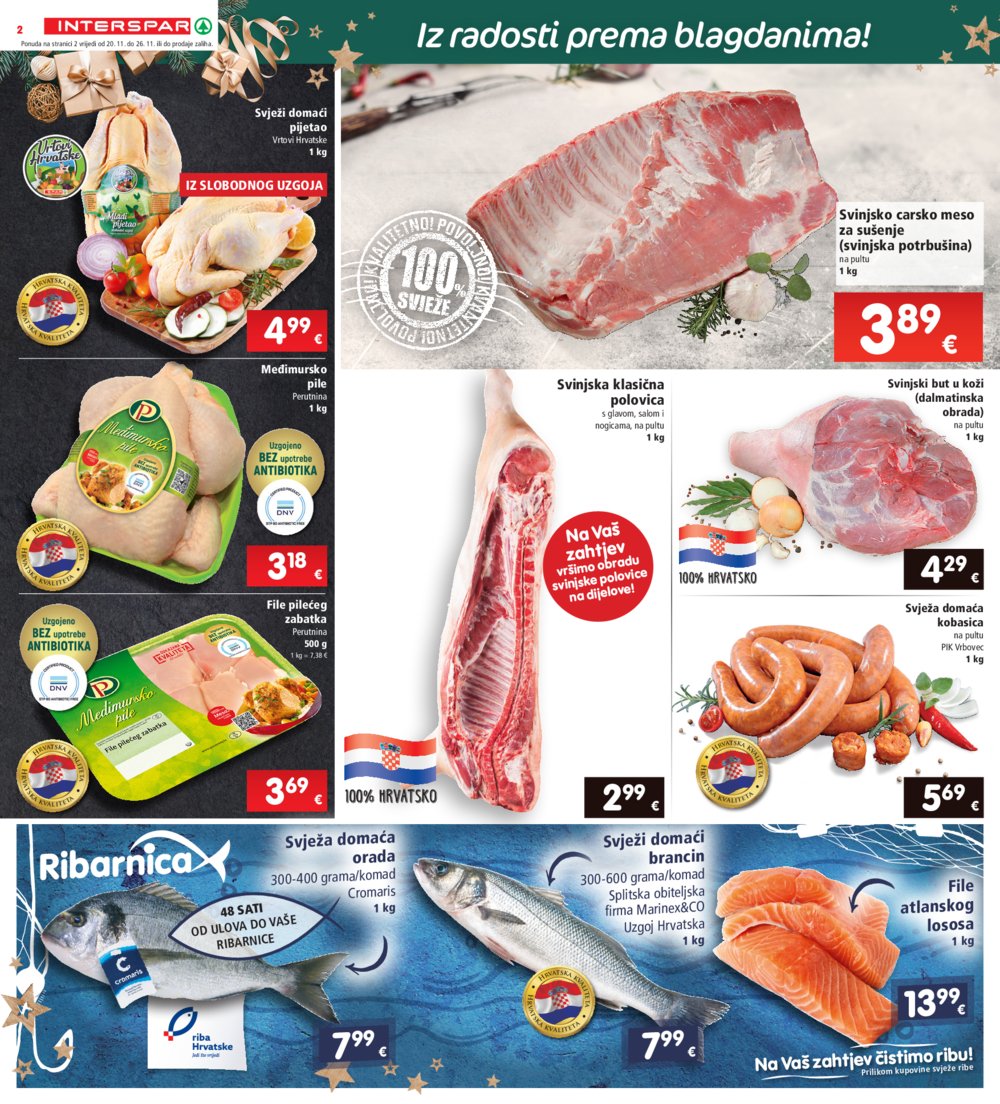 INTERSPAR katalog Akcija 20.11.-26.11.2024.