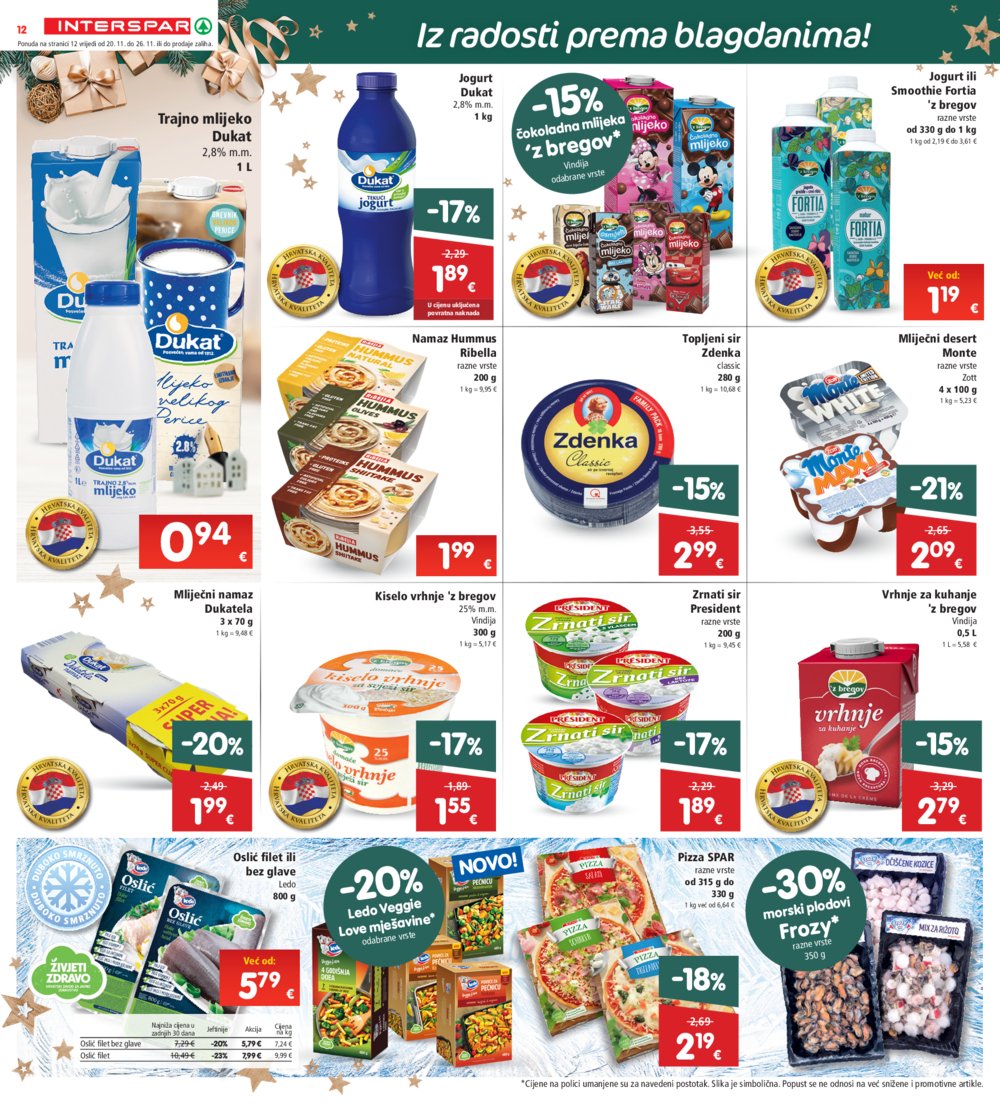 INTERSPAR katalog Akcija 20.11.-26.11.2024.