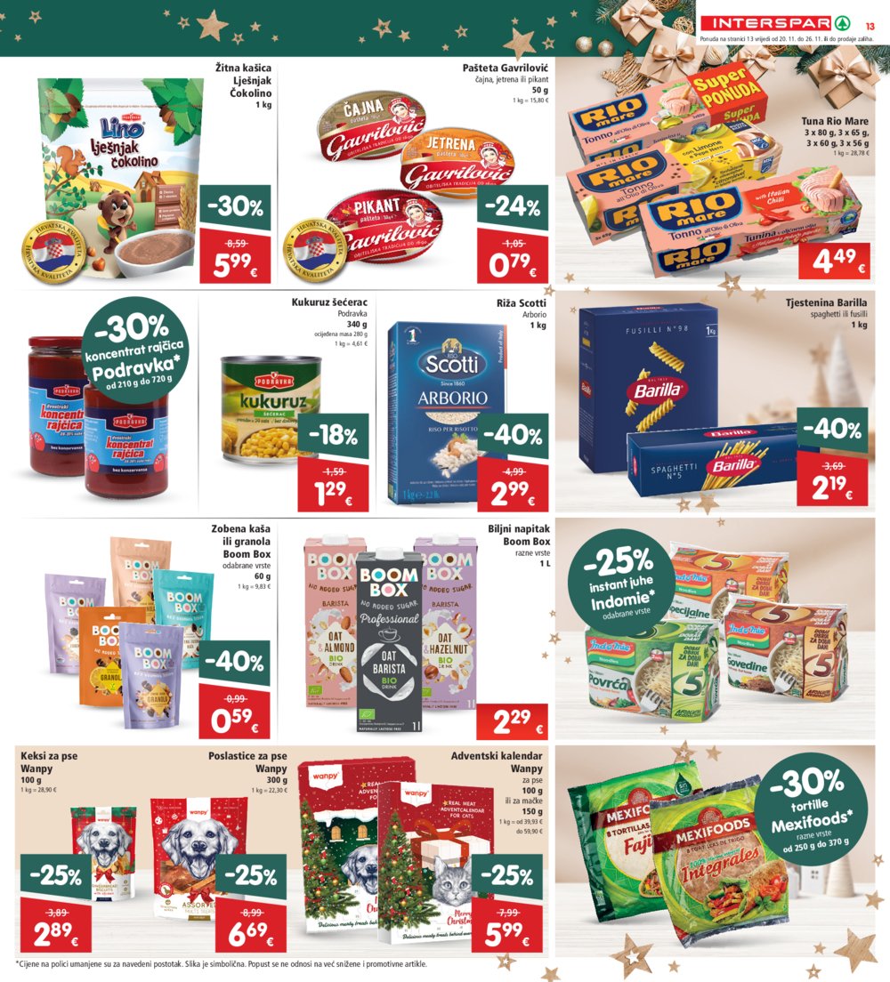 INTERSPAR katalog Akcija 20.11.-26.11.2024.