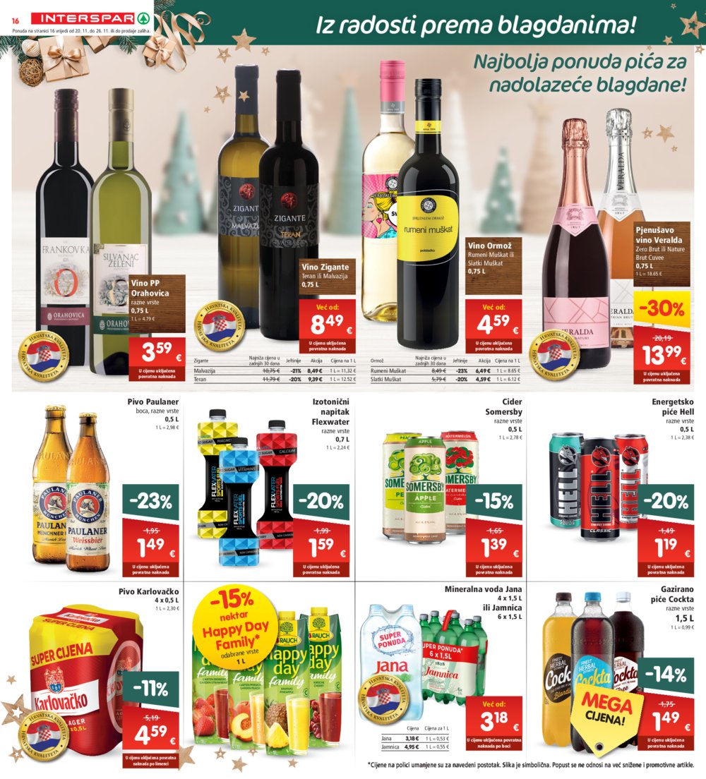 INTERSPAR katalog Akcija 20.11.-26.11.2024.