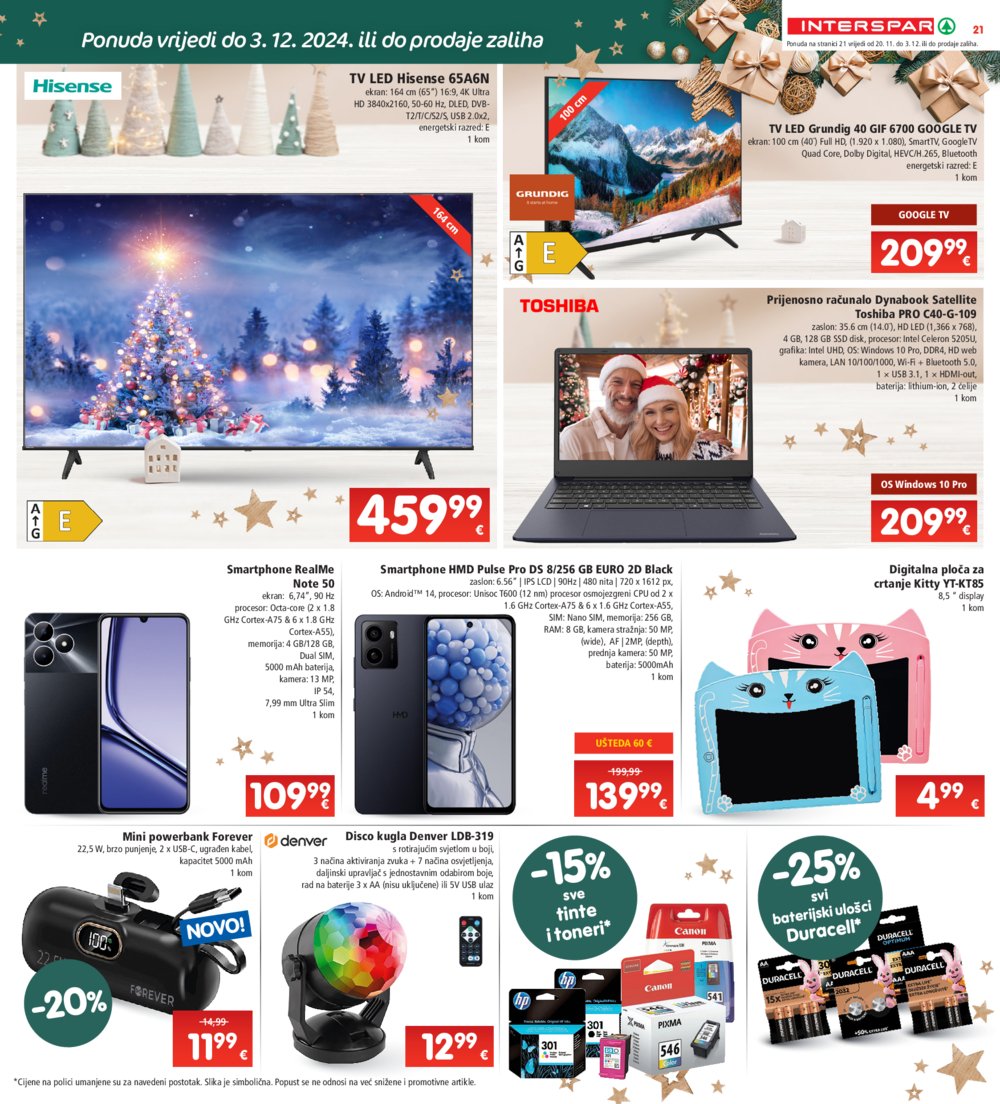 INTERSPAR katalog Akcija 20.11.-26.11.2024.