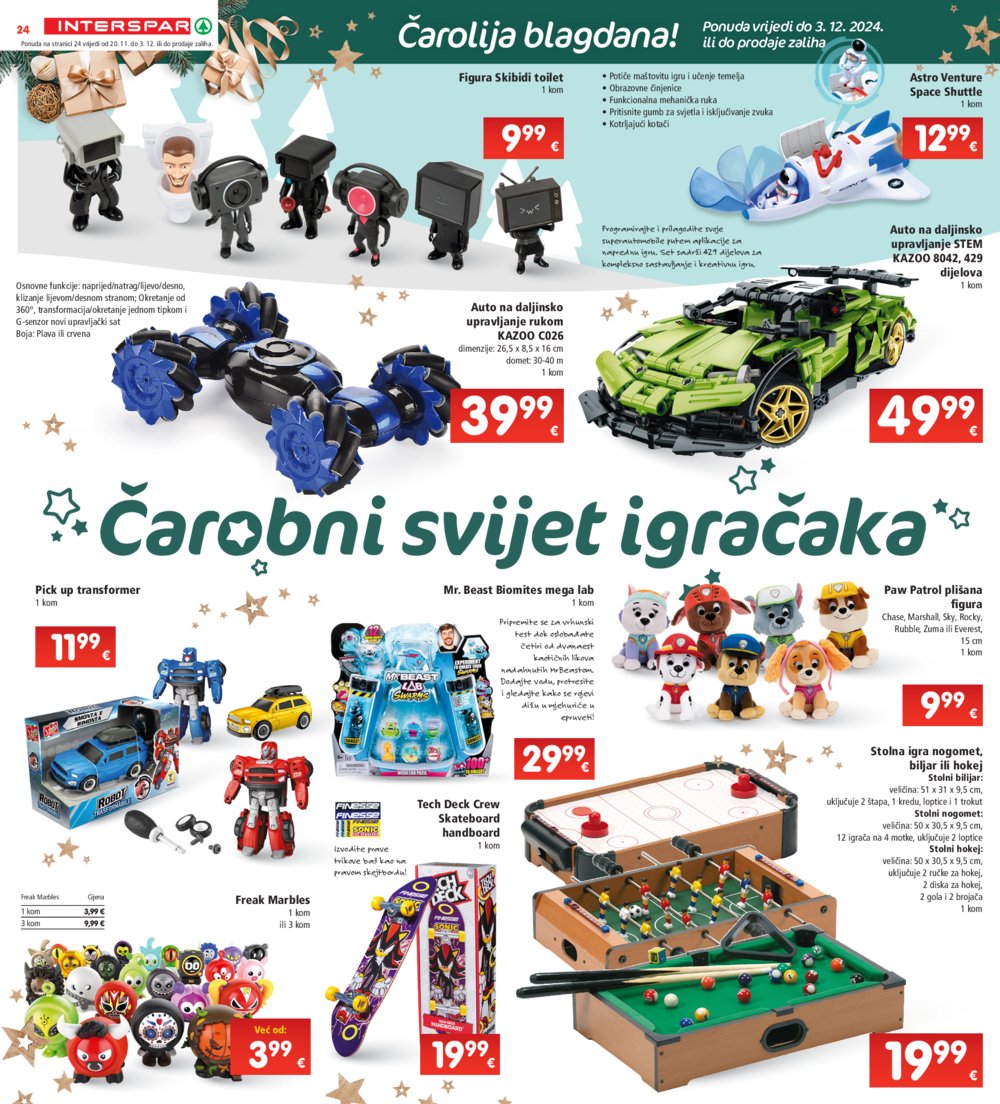 INTERSPAR katalog Akcija 20.11.-26.11.2024.