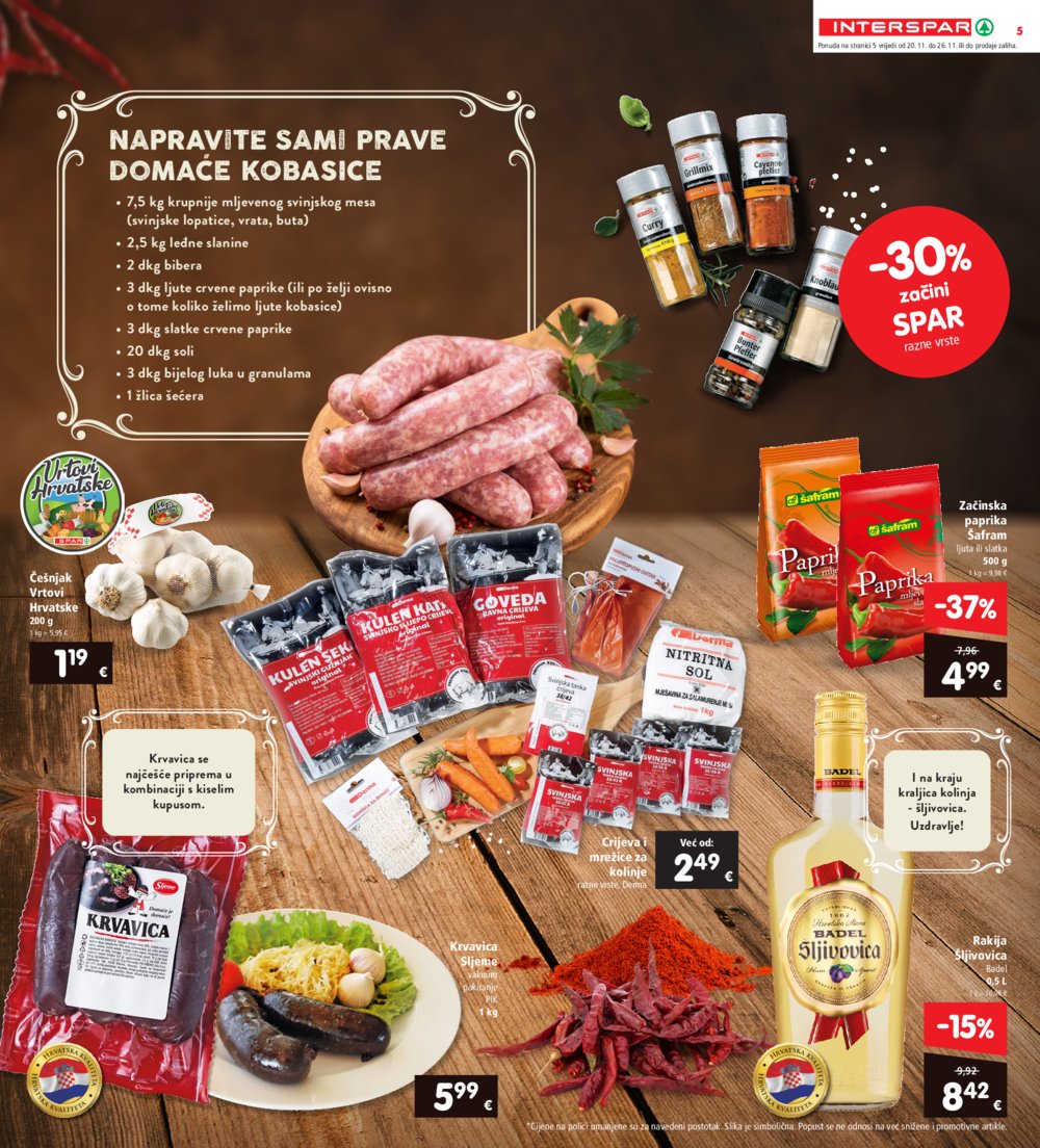 INTERSPAR katalog Akcija 20.11.-26.11.2024.