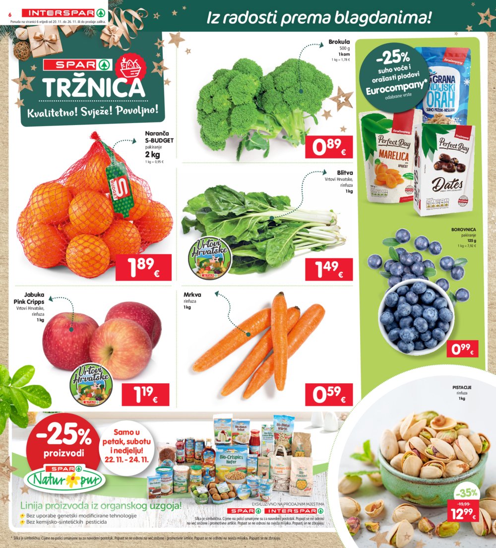 INTERSPAR katalog Akcija 20.11.-26.11.2024.