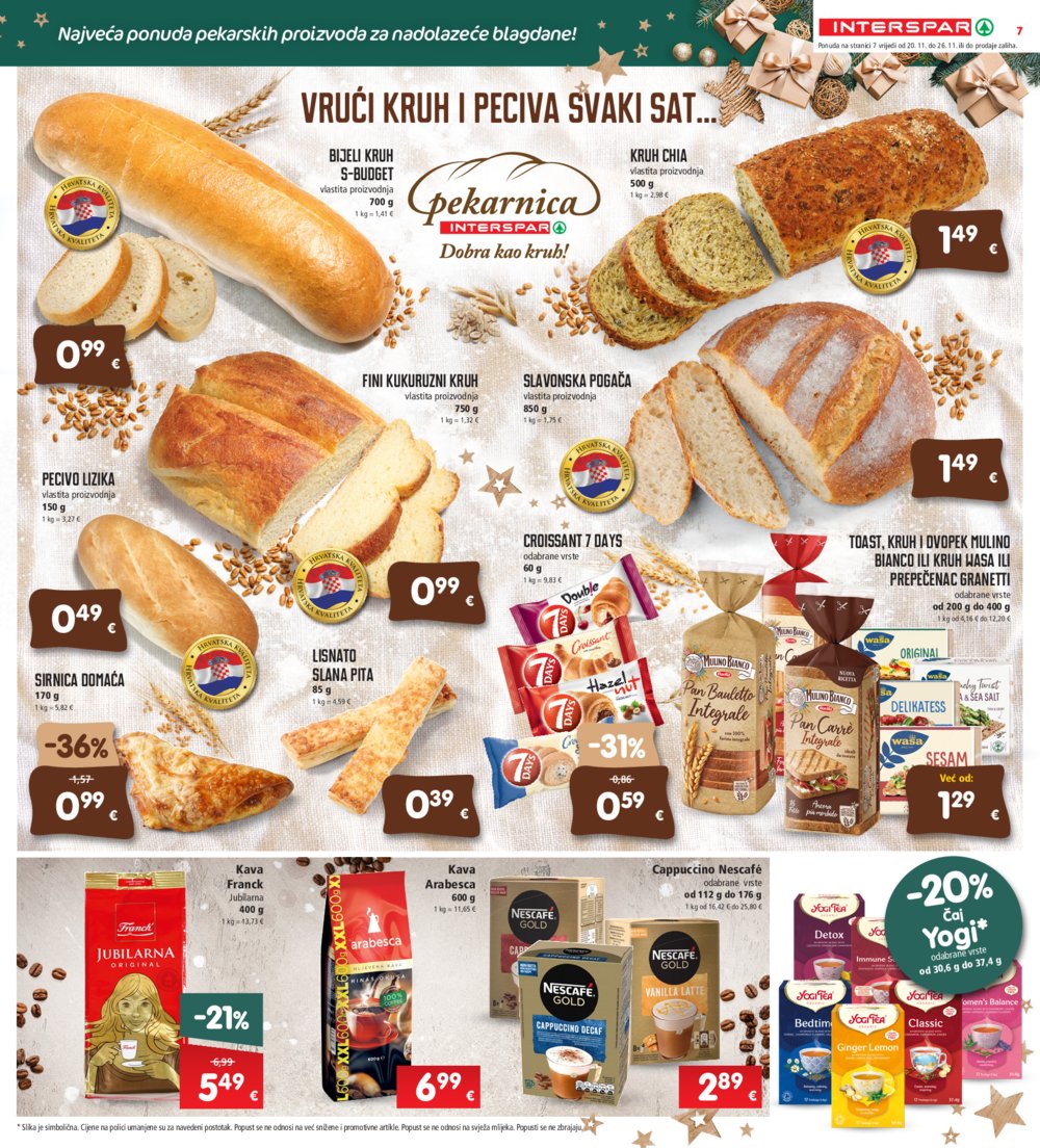 INTERSPAR katalog Akcija 20.11.-26.11.2024.