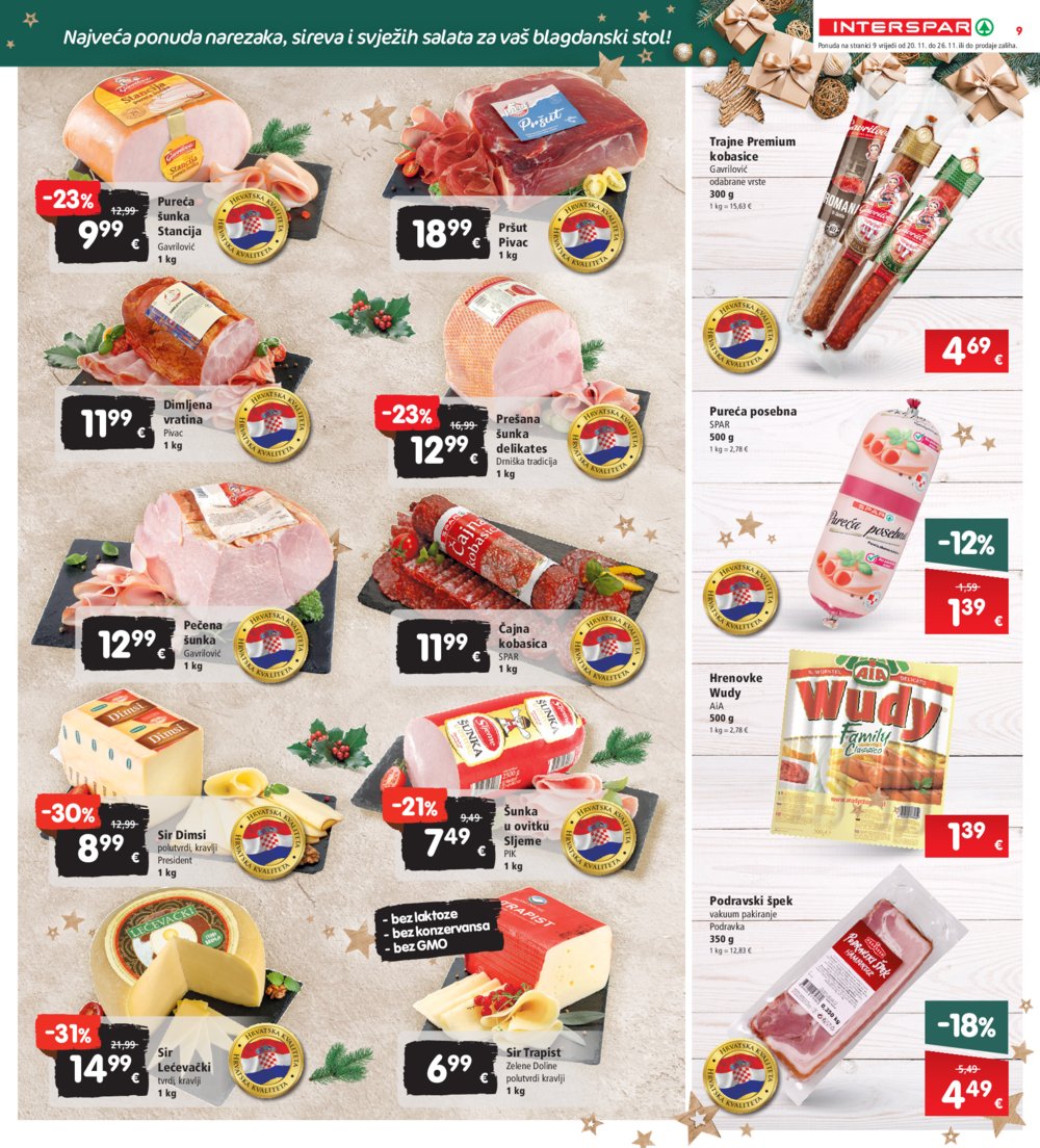 INTERSPAR katalog Akcija 20.11.-26.11.2024.