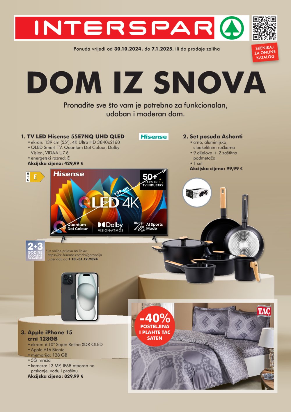 INTERSPAR katalog Dom iz Snova 30.10.-07.01.2024.