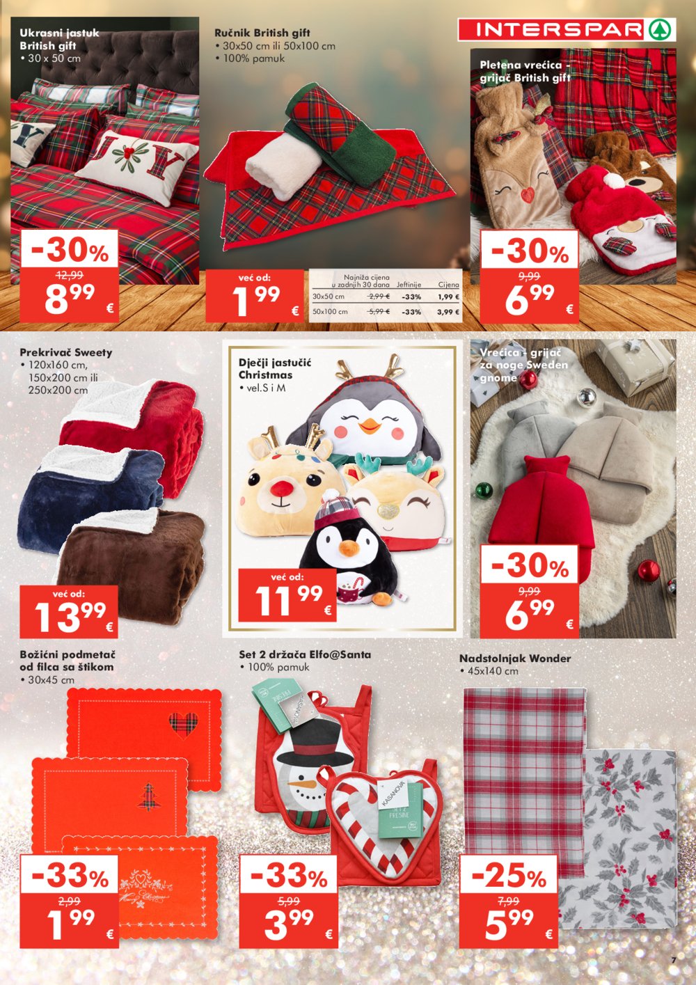 INTERSPAR katalog Sjaj Božića 30.10.-07.01.2024.