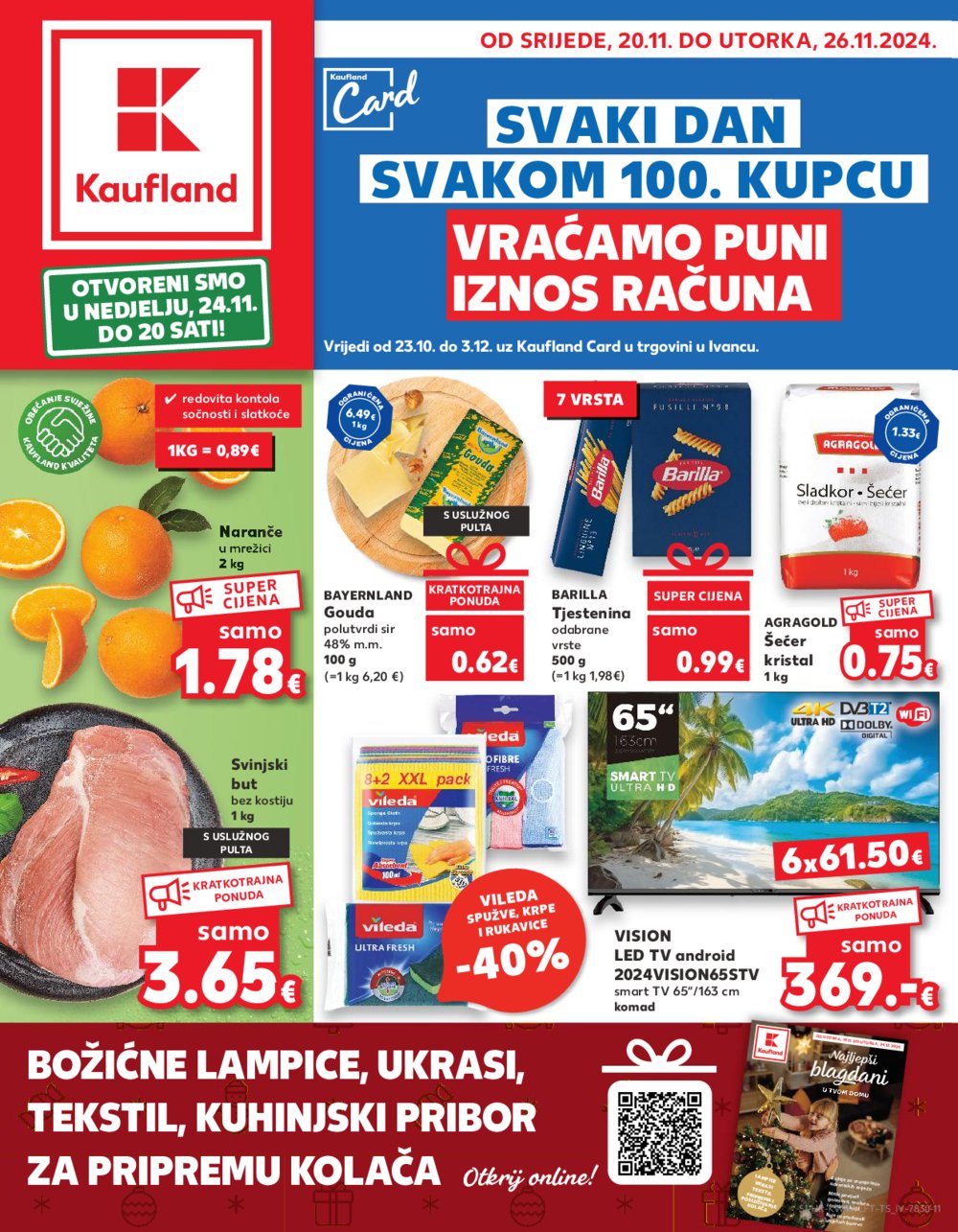 Kaufland katalog Akcija 20.11.-26.11.2024. Ivanec