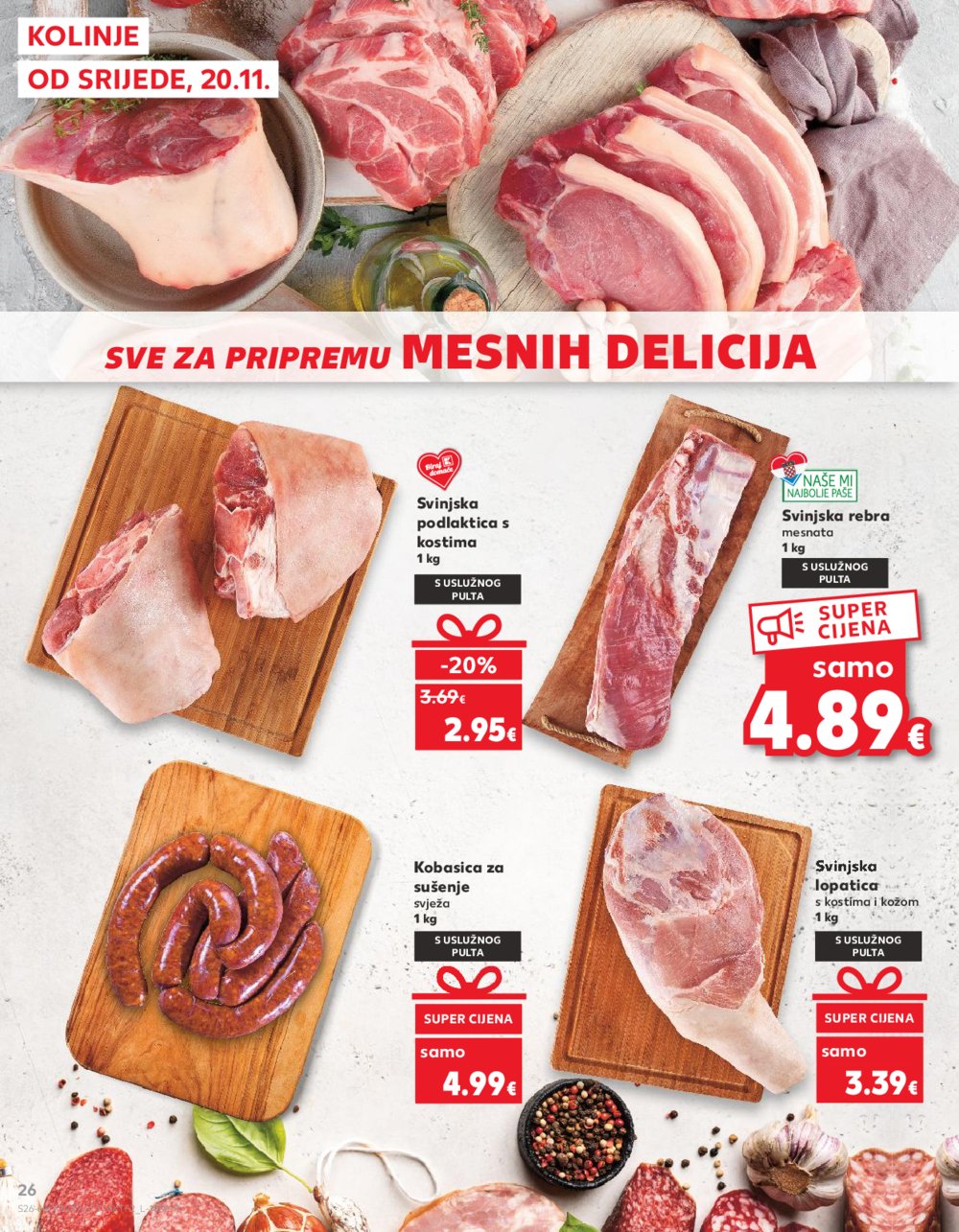 Kaufland katalog Akcija 20.11.-26.11.2024. Ivanec