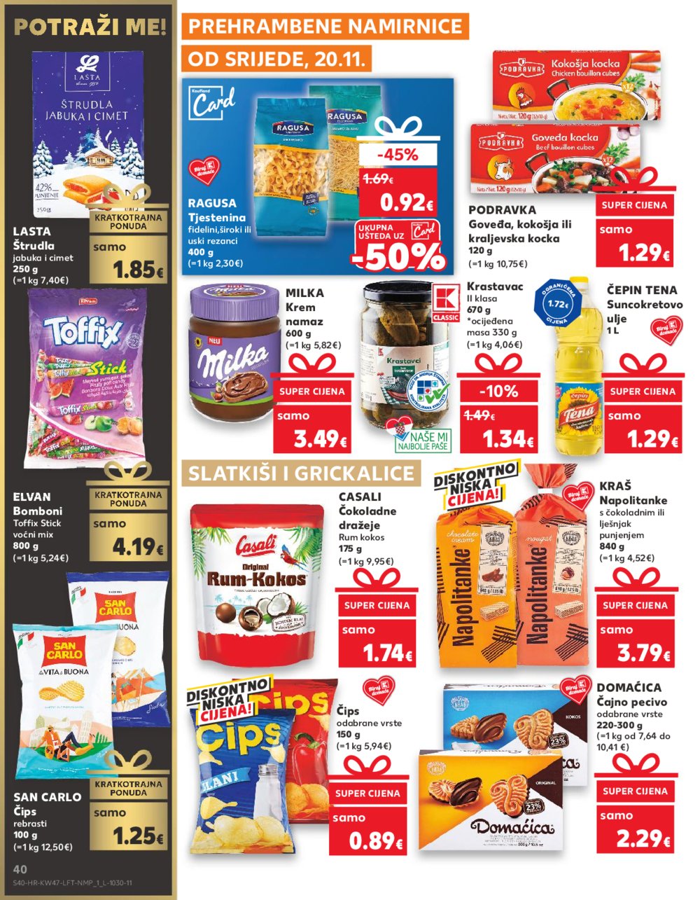 Kaufland katalog Akcija 20.11.-26.11.2024. Ivanec