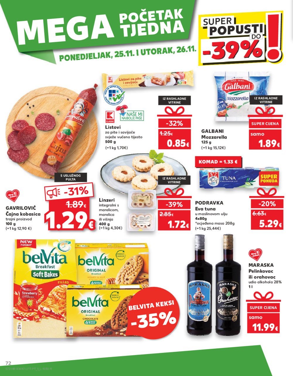 Kaufland katalog Akcija 20.11.-26.11.2024. Ivanec