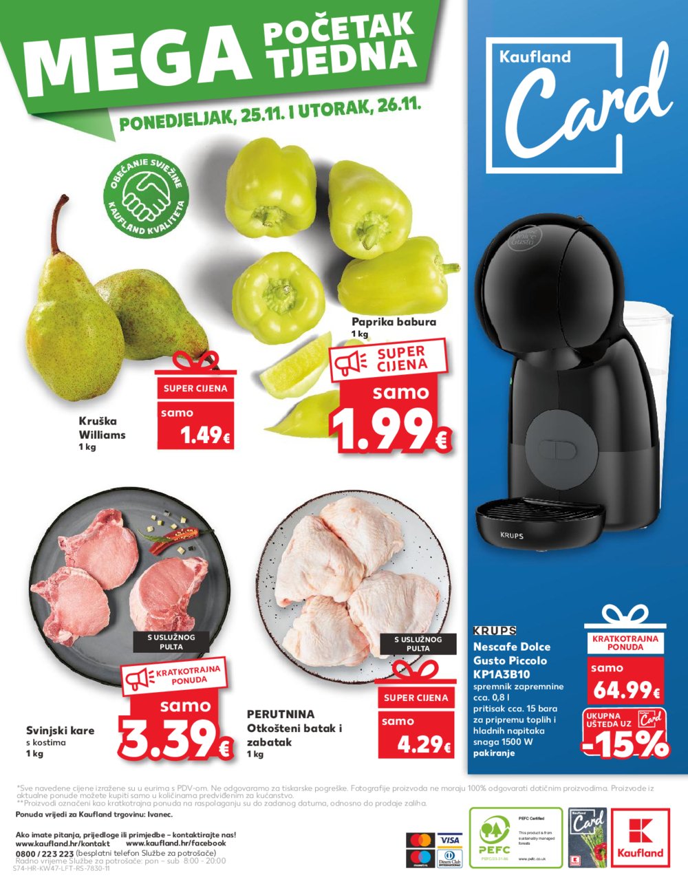 Kaufland katalog Akcija 20.11.-26.11.2024. Ivanec