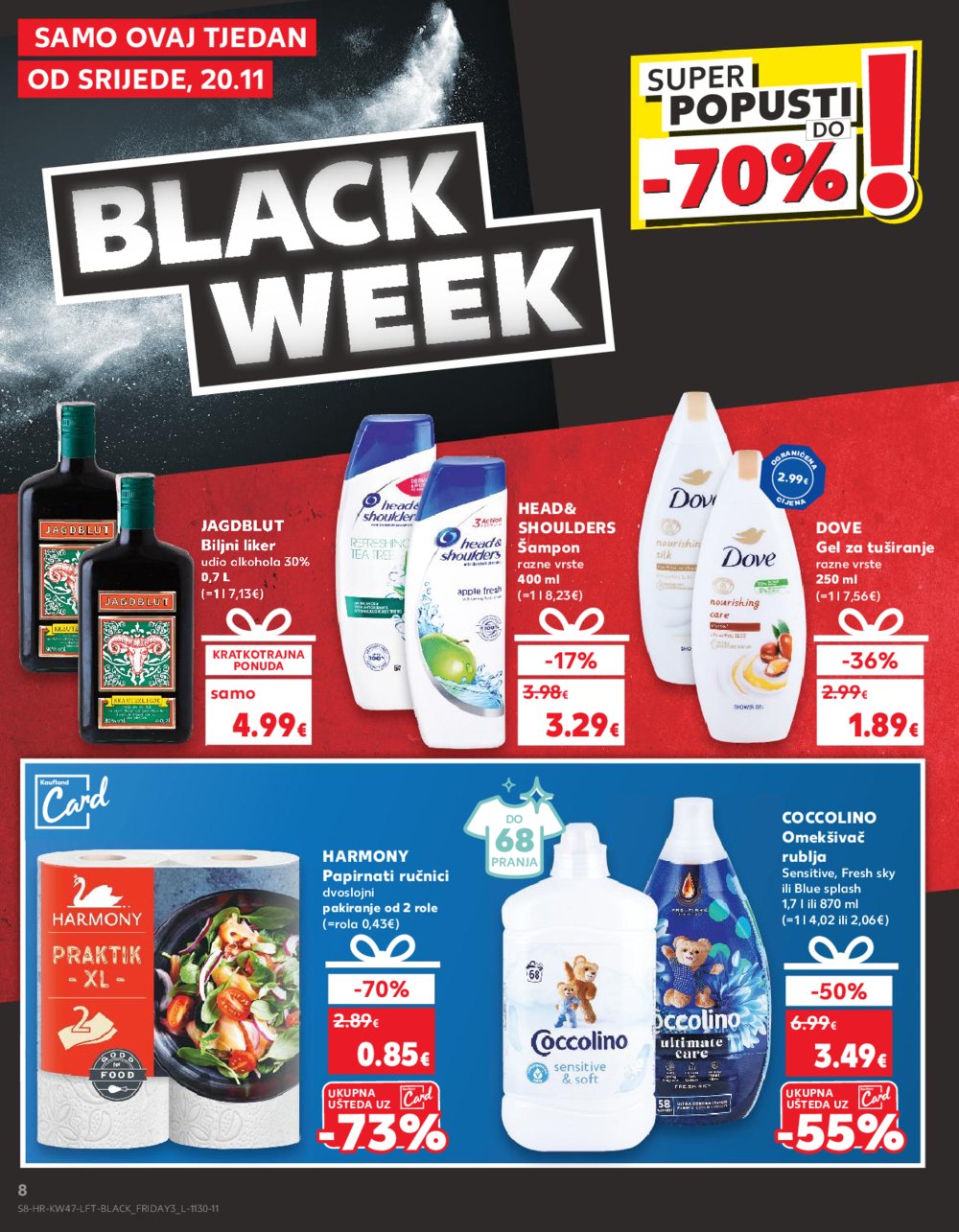 Kaufland katalog Akcija 20.11.-26.11.2024. VG, Rv, Ma Vu, Po, Vo, DS