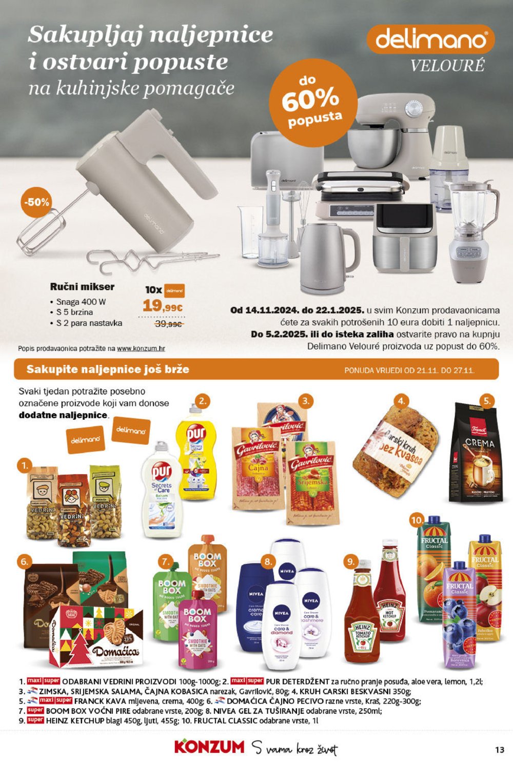 Konzum katalog Akcija 21.11.-27.11.2024.