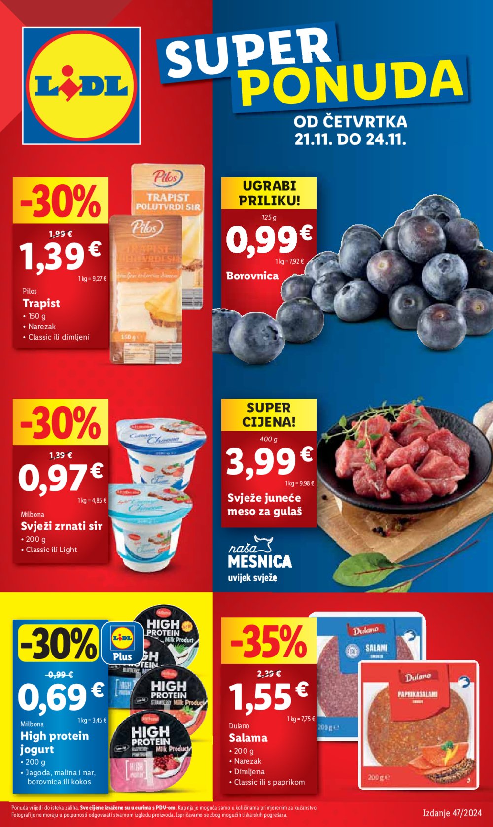 Lidl super ponuda od četvrtka 21.11.-24.11.2024.