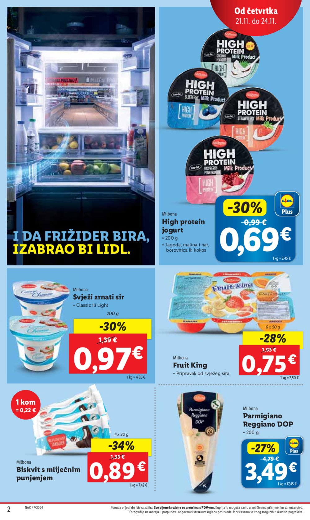 Lidl super ponuda od četvrtka 21.11.-24.11.2024.