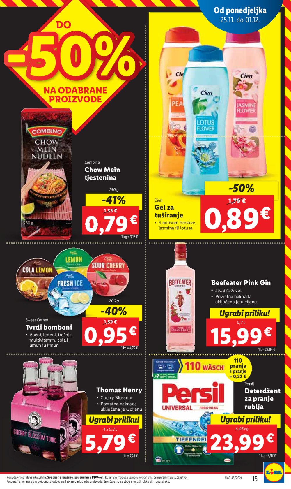 Lidl super ponuda od ponedjeljka 25.11.-01.12.2024.