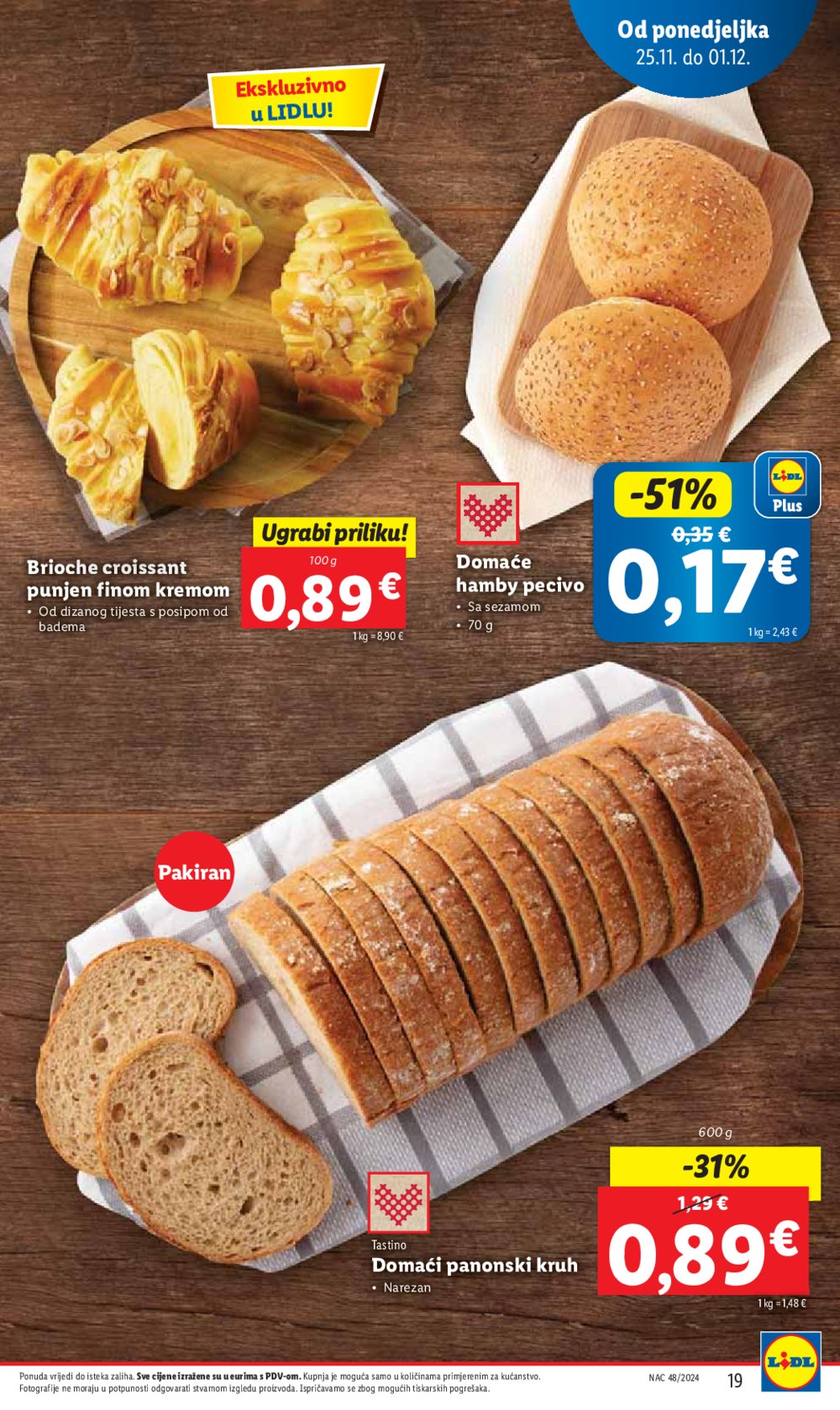 Lidl super ponuda od ponedjeljka 25.11.-01.12.2024.