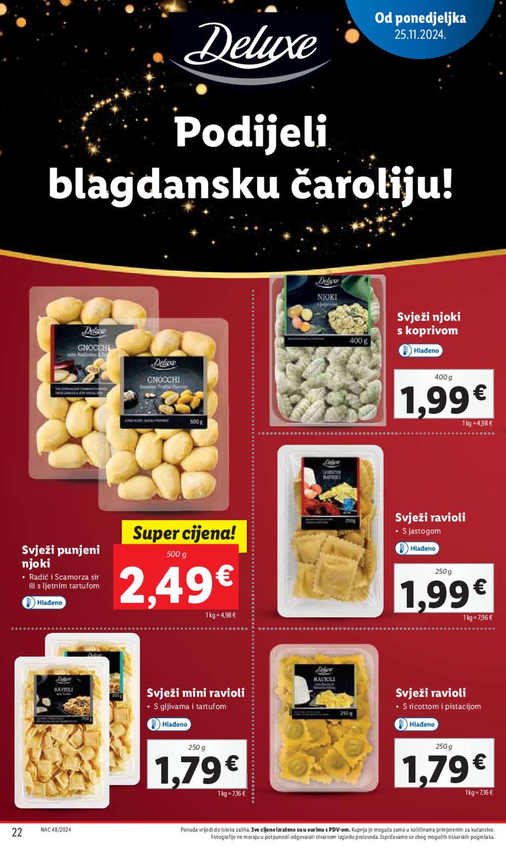 Lidl super ponuda od ponedjeljka 25.11.-01.12.2024.