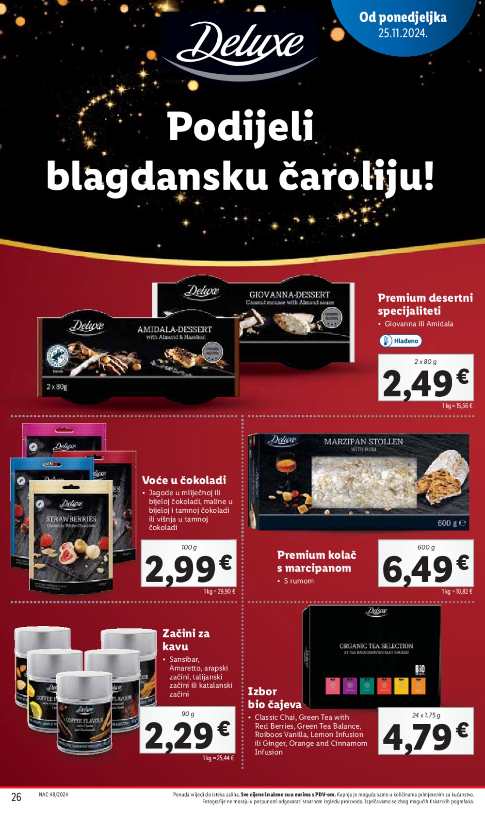 Lidl super ponuda od ponedjeljka 25.11.-01.12.2024.