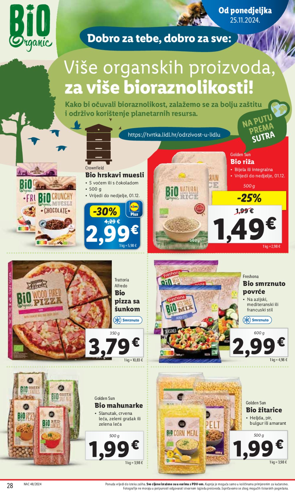 Lidl super ponuda od ponedjeljka 25.11.-01.12.2024.