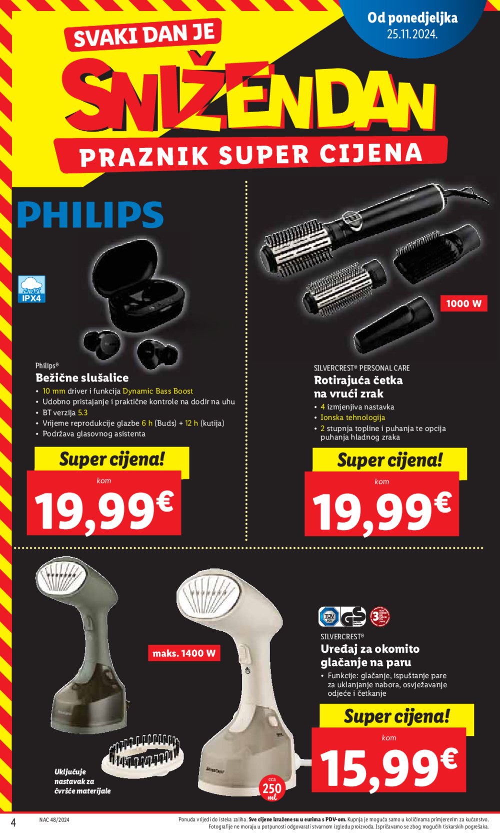 Lidl super ponuda od ponedjeljka 25.11.-01.12.2024.