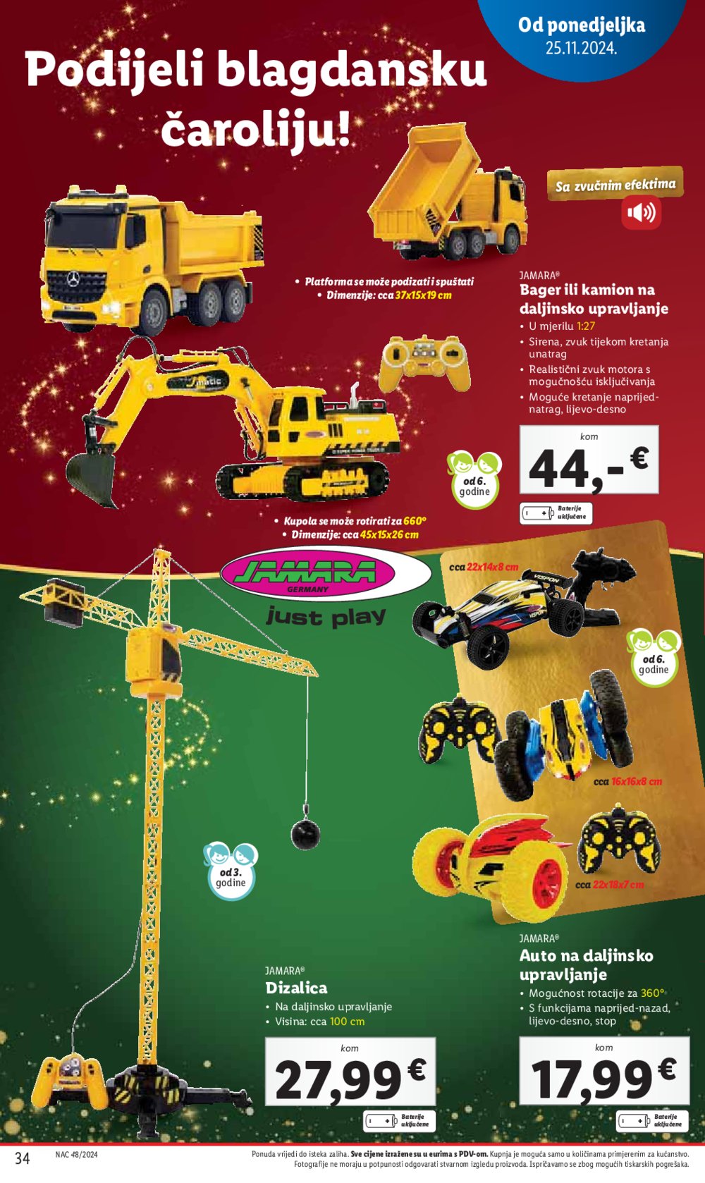 Lidl super ponuda od ponedjeljka 25.11.-01.12.2024.