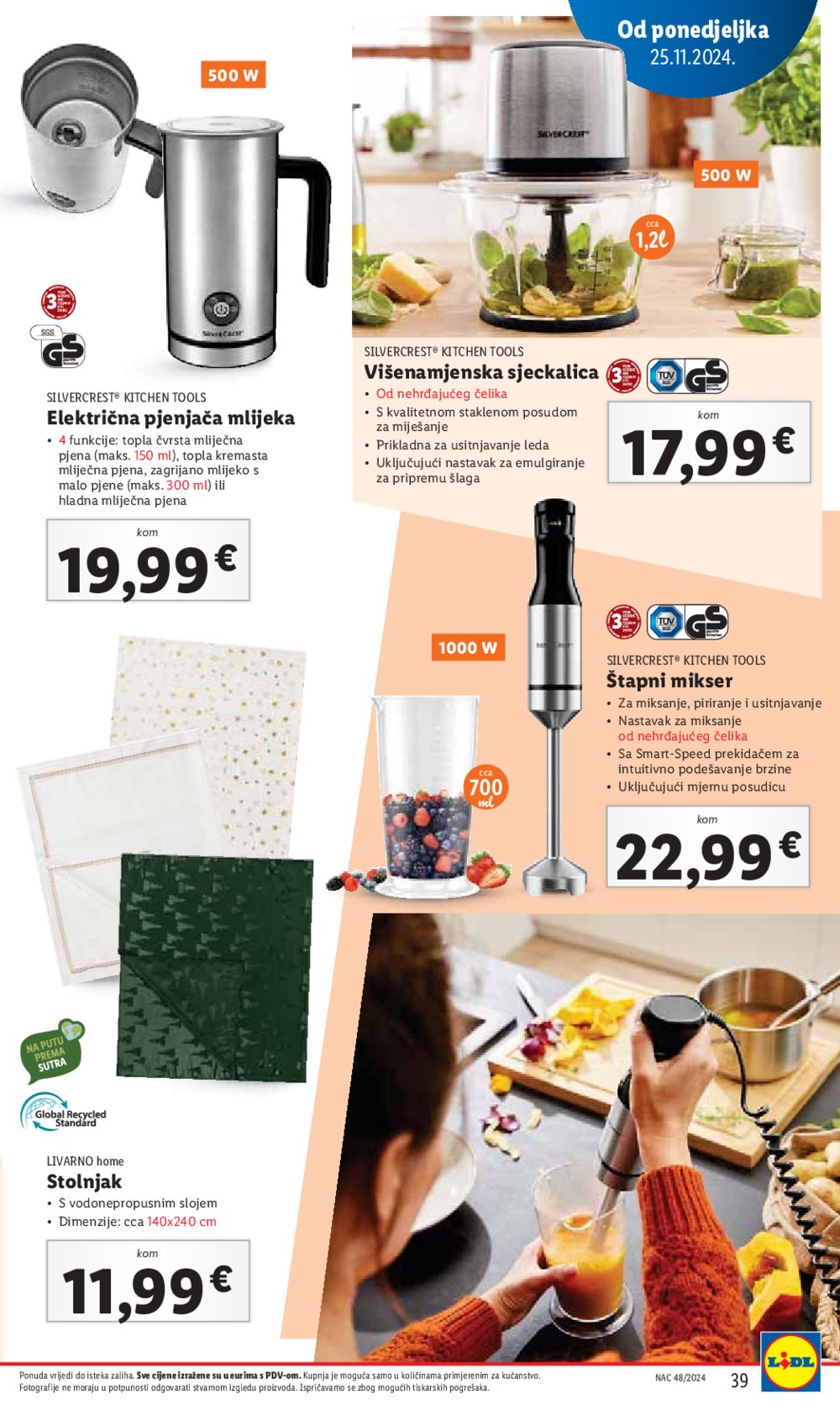 Lidl super ponuda od ponedjeljka 25.11.-01.12.2024.