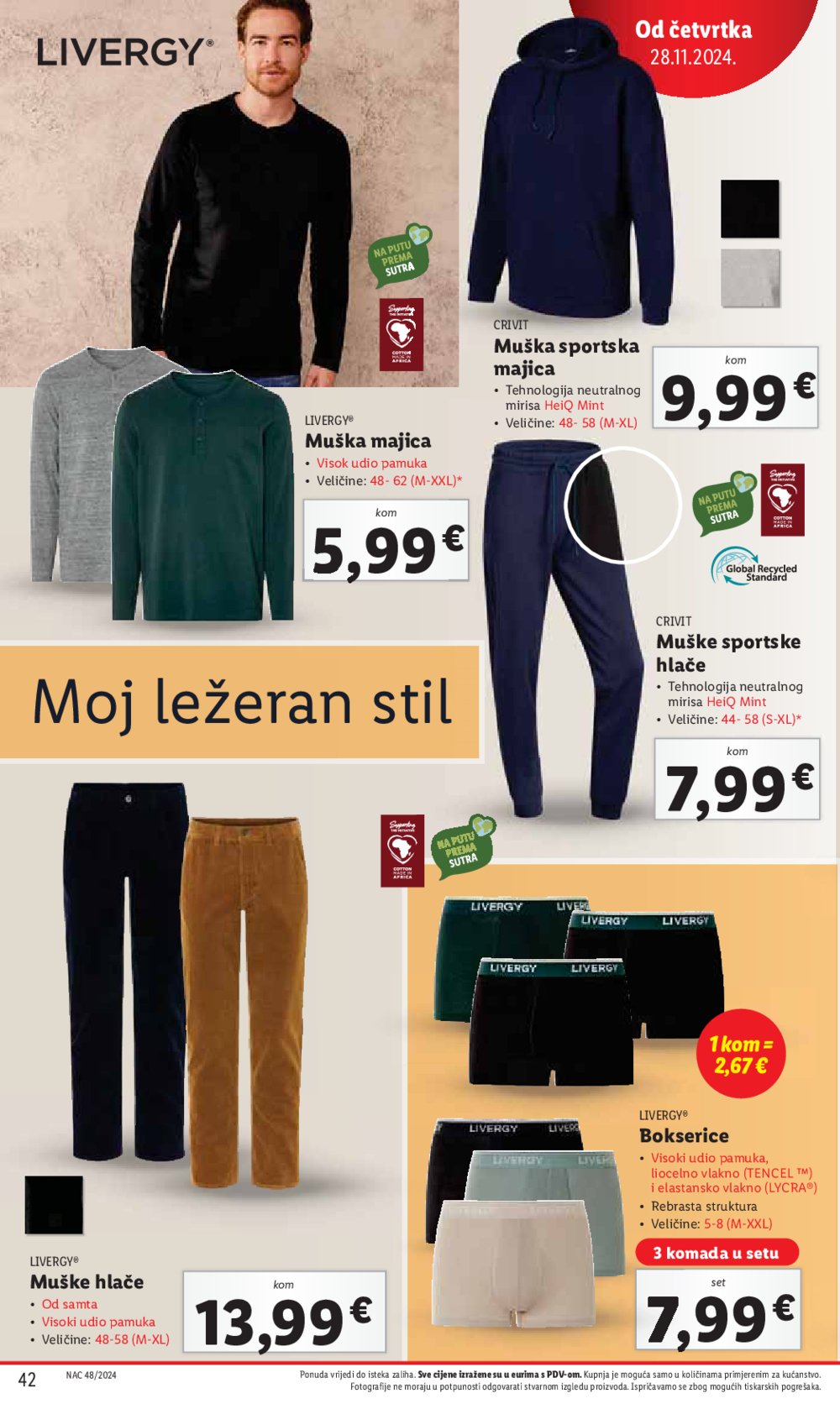 Lidl super ponuda od ponedjeljka 25.11.-01.12.2024.