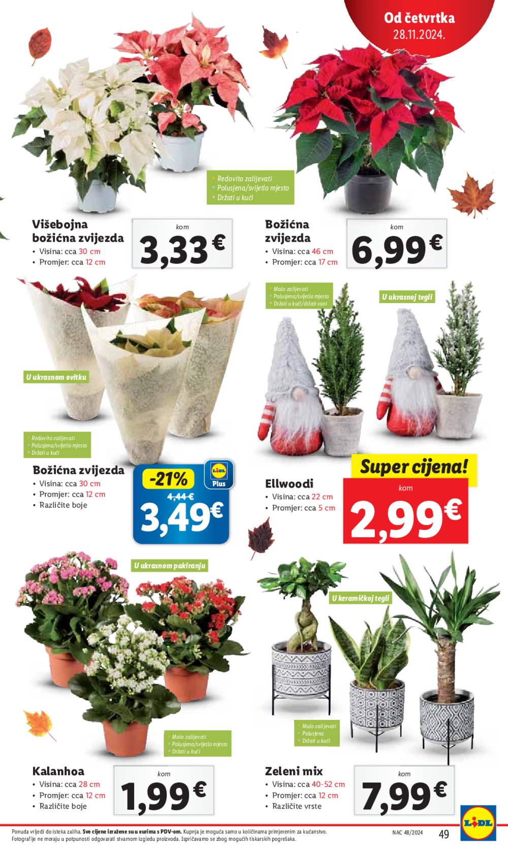 Lidl super ponuda od ponedjeljka 25.11.-01.12.2024.