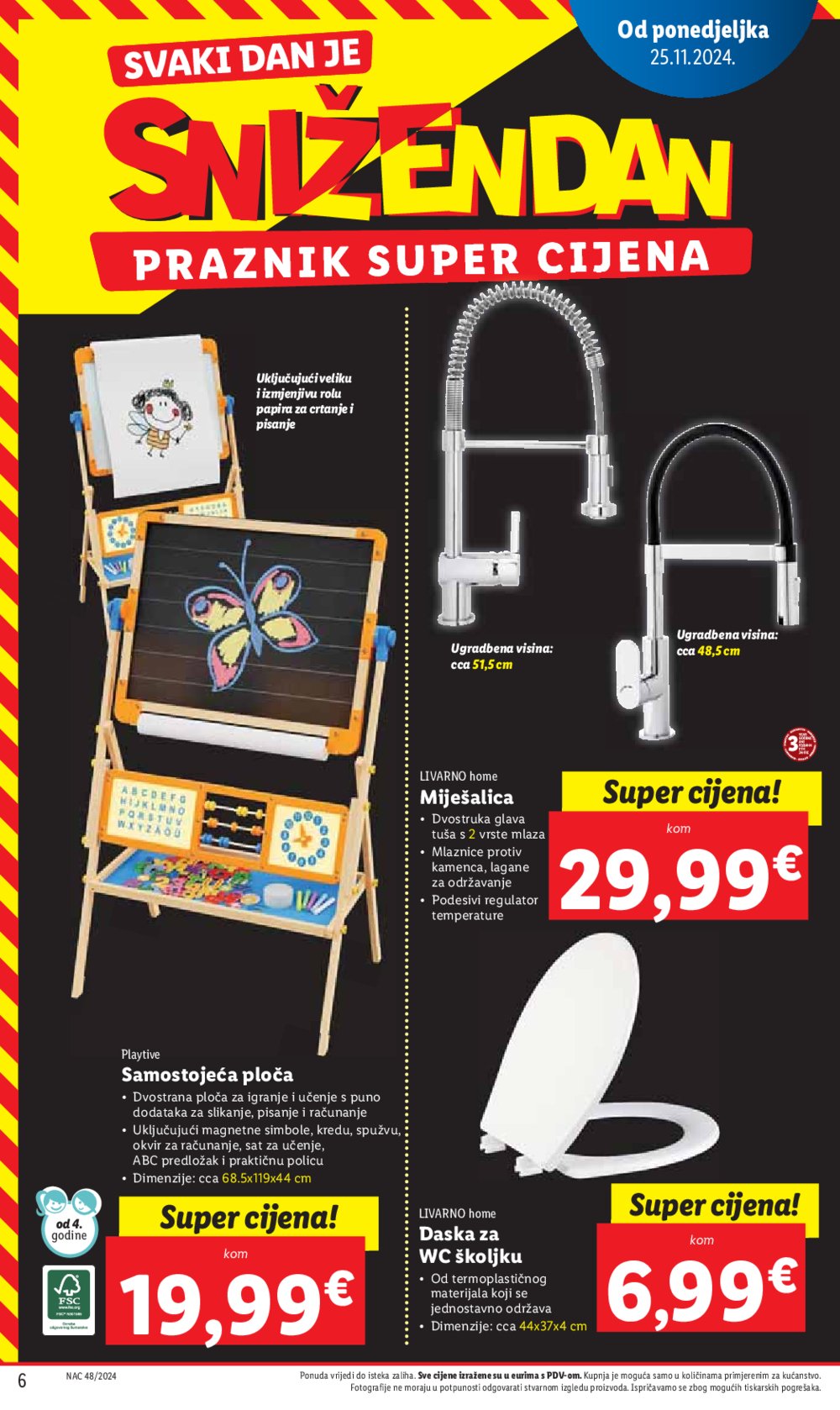 Lidl super ponuda od ponedjeljka 25.11.-01.12.2024.