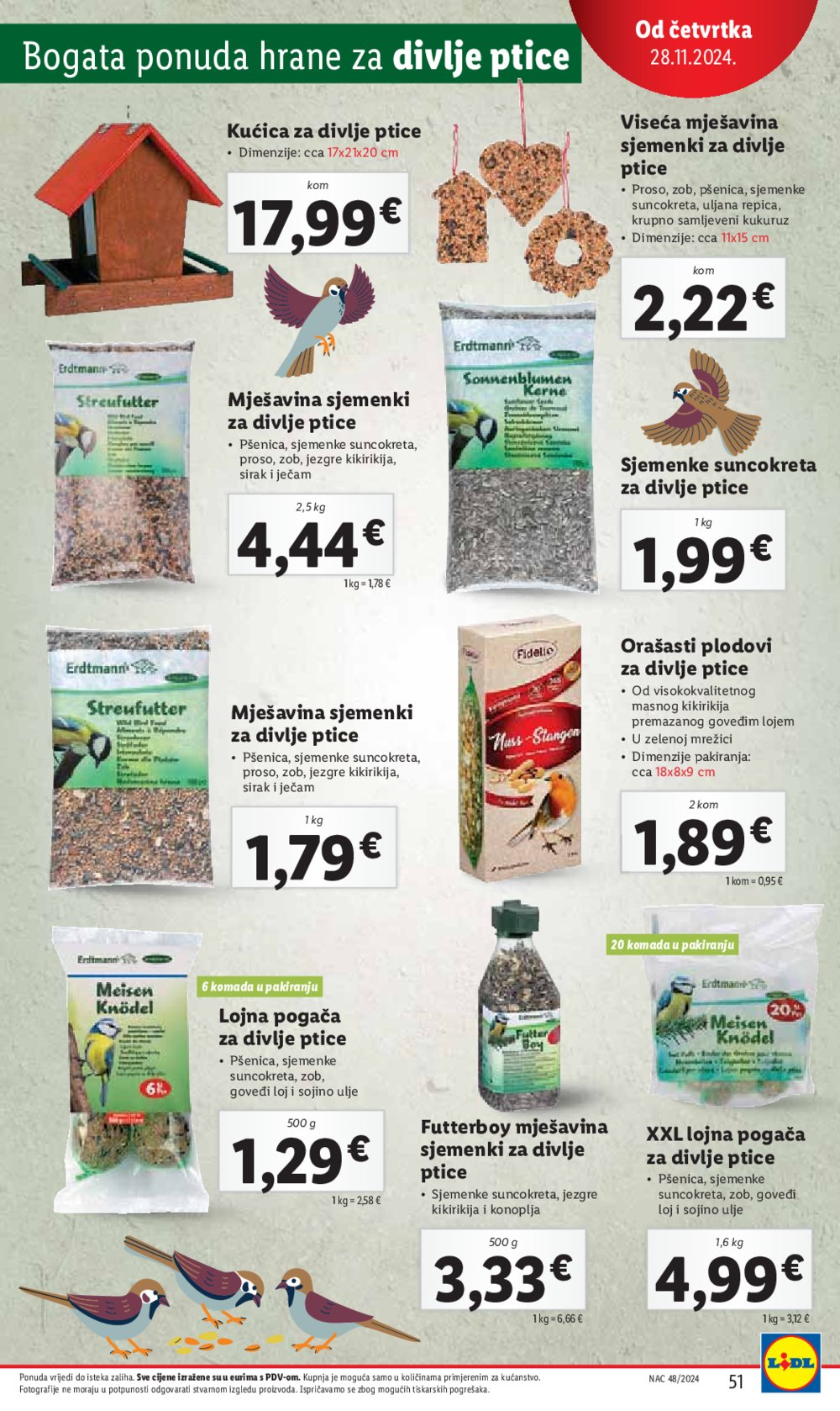 Lidl super ponuda od ponedjeljka 25.11.-01.12.2024.