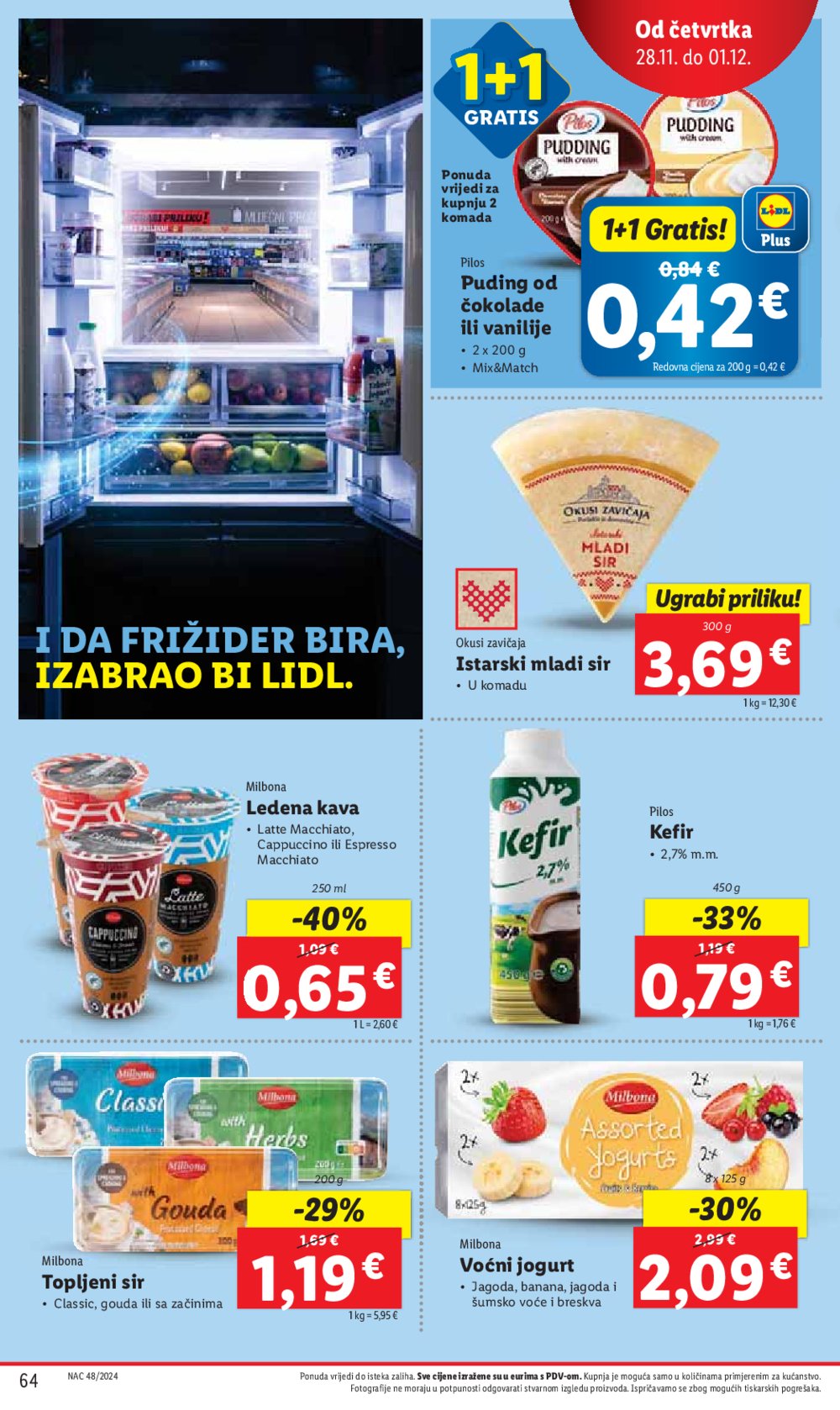 Lidl super ponuda od ponedjeljka 25.11.-01.12.2024.