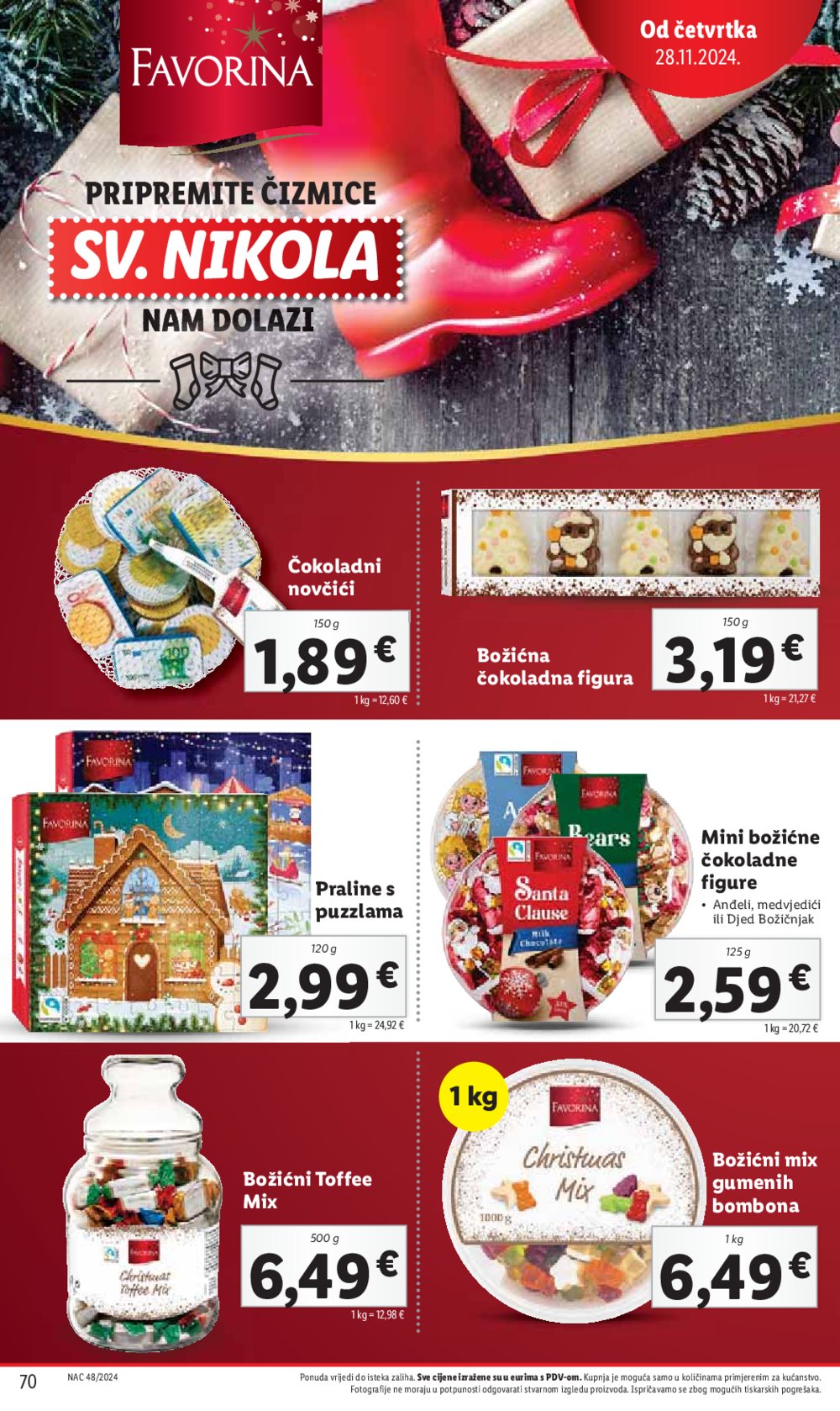 Lidl super ponuda od ponedjeljka 25.11.-01.12.2024.