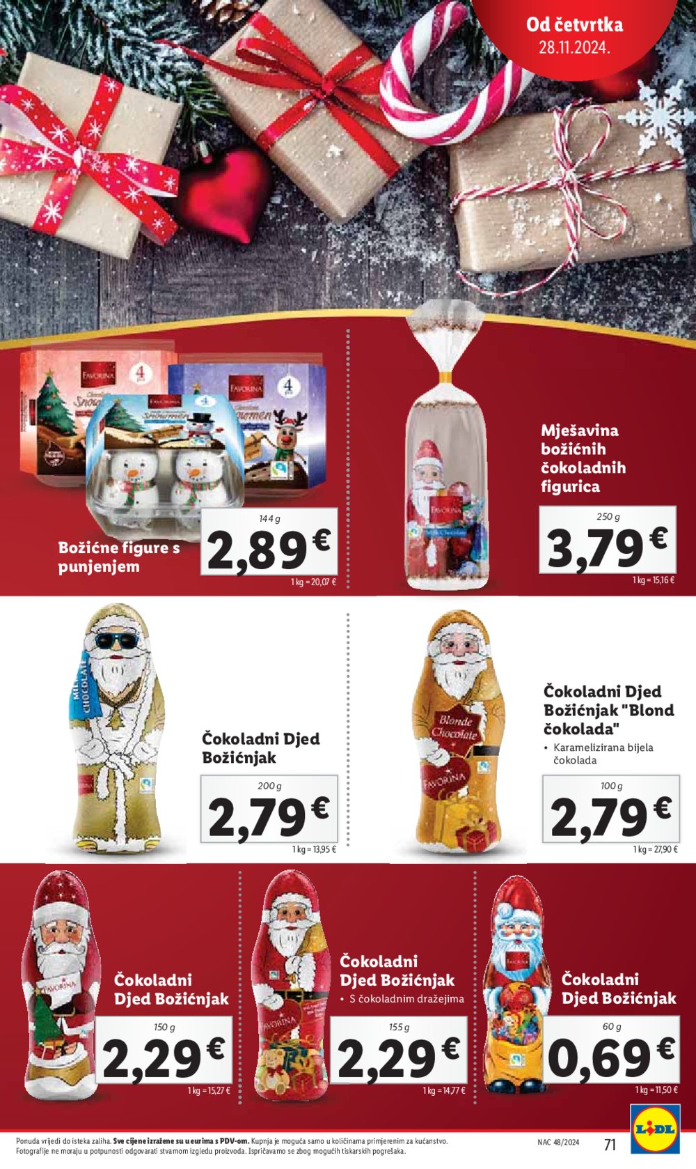 Lidl super ponuda od ponedjeljka 25.11.-01.12.2024.