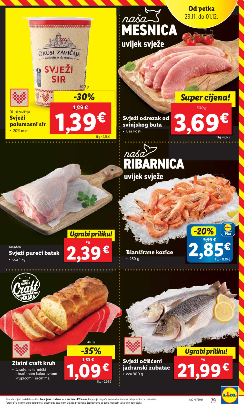 Lidl super ponuda od ponedjeljka 25.11.-01.12.2024.