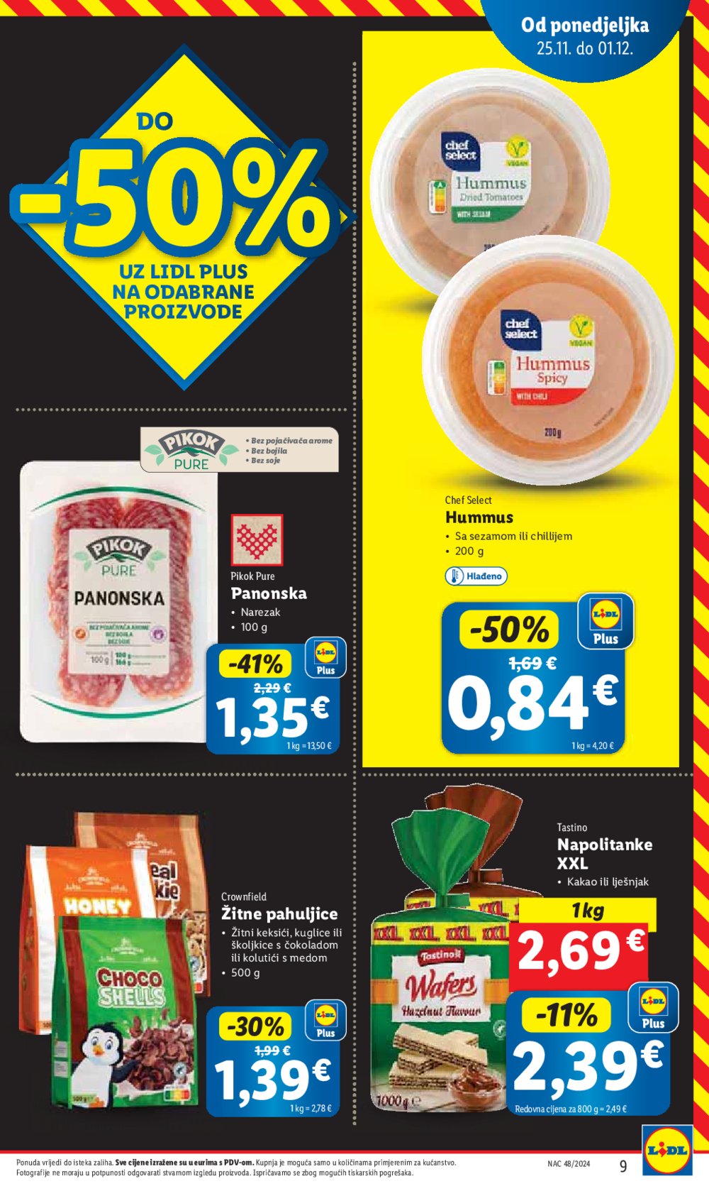 Lidl super ponuda od ponedjeljka 25.11.-01.12.2024.