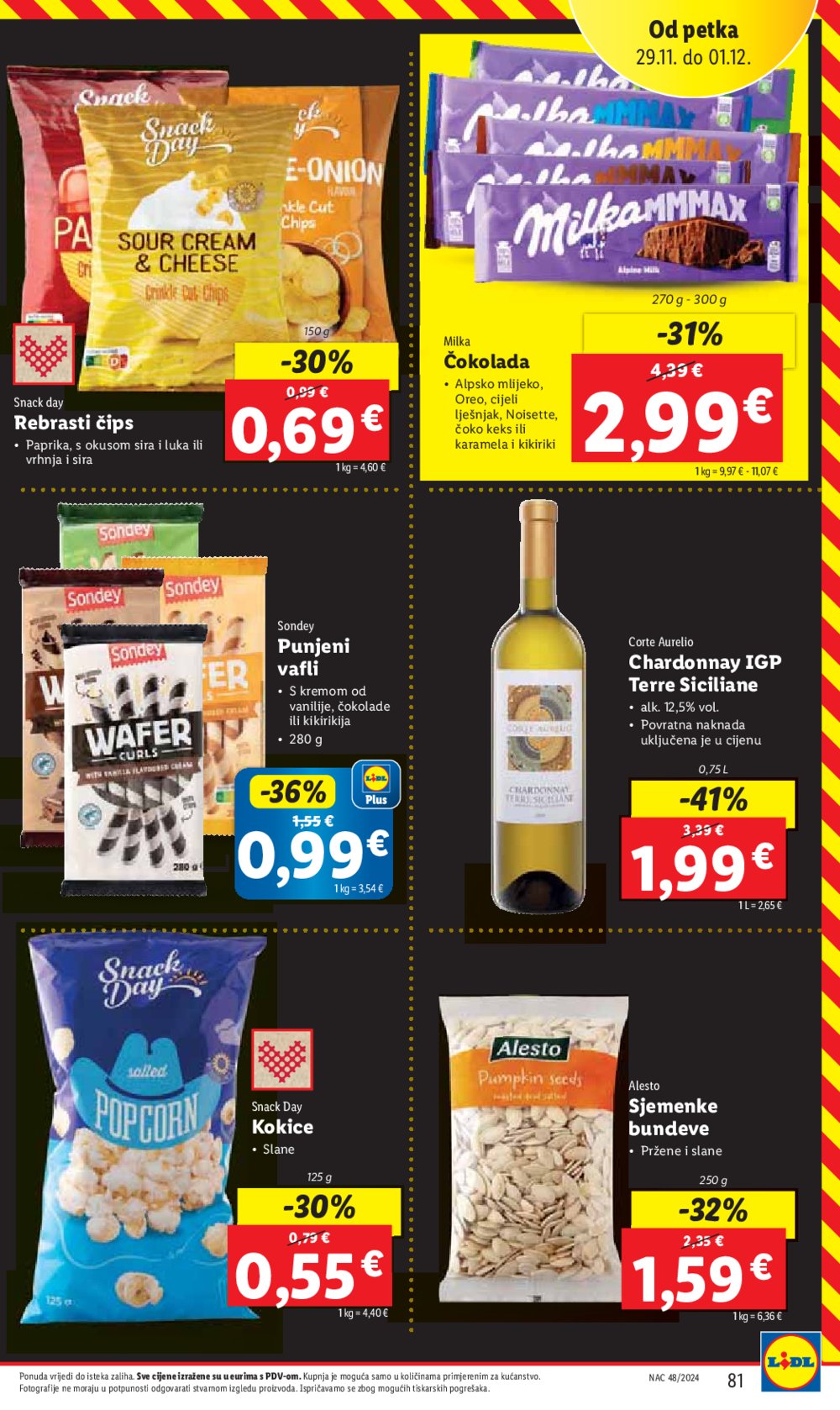 Lidl super ponuda od ponedjeljka 25.11.-01.12.2024.