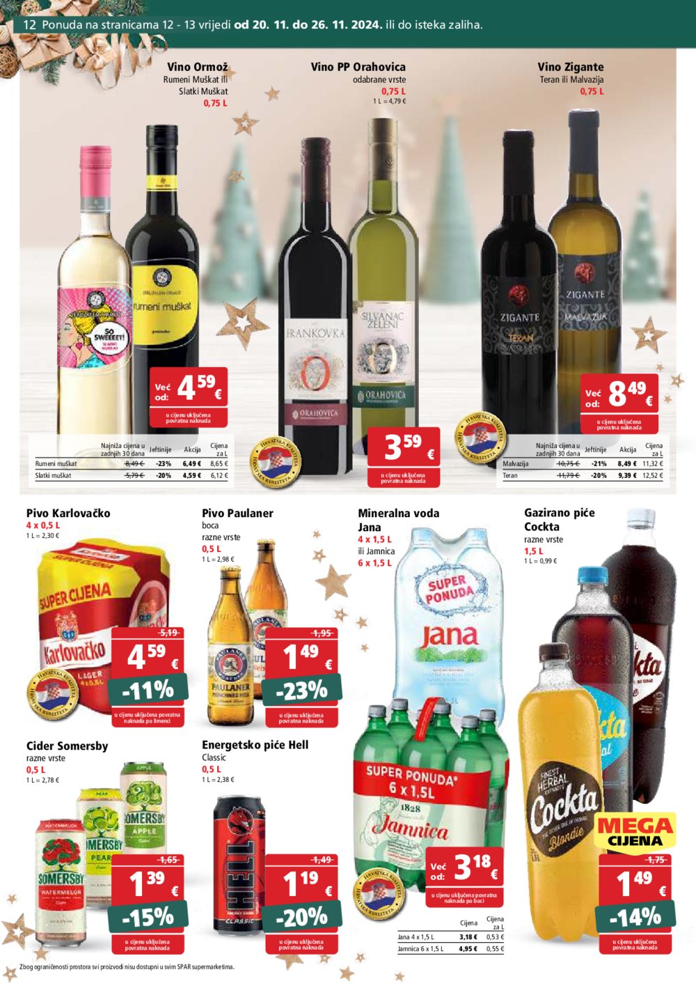 SPAR katalog Akcija 20.11.-26.11.2024.