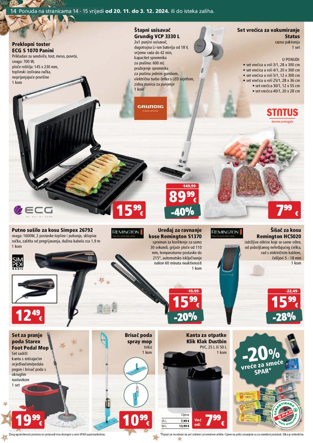 SPAR katalog Akcija 20.11.-26.11.2024.