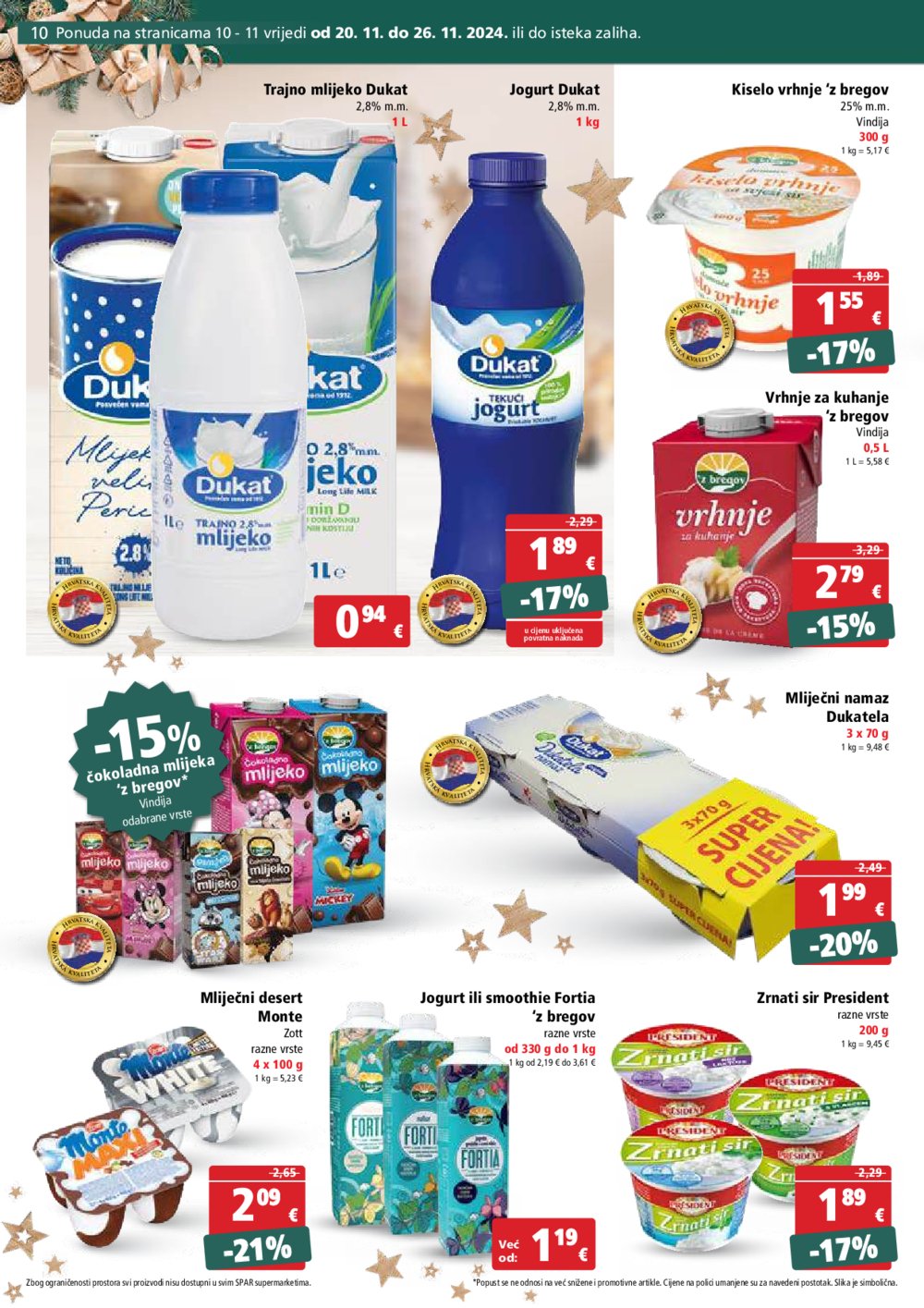 SPAR katalog Akcija 20.11.-26.11.2024.