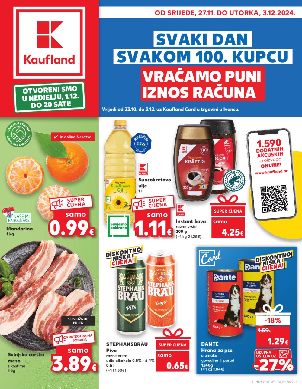 Kaufland katalog Akcija 27.11.-03.12.2024. Ivanec