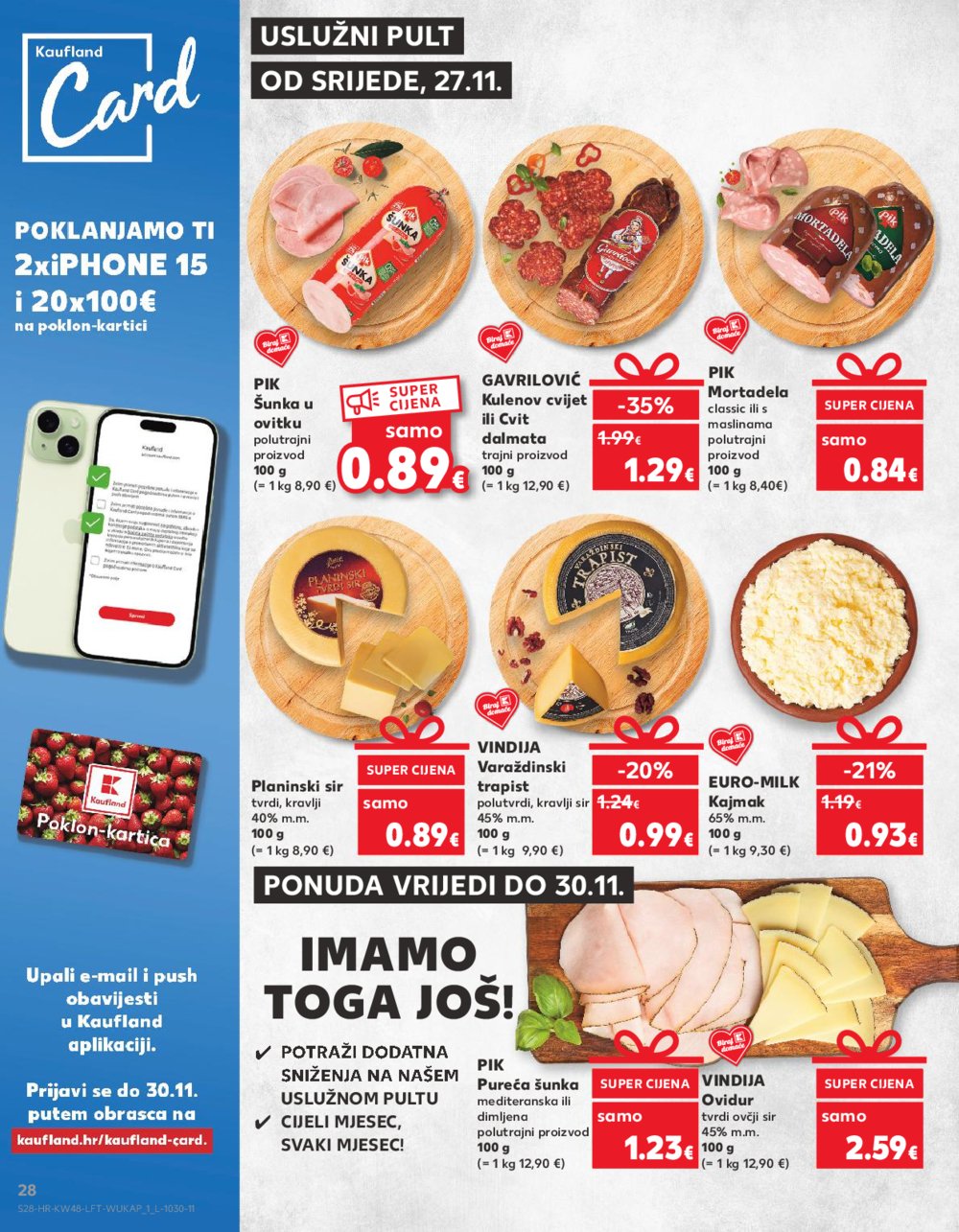 Kaufland katalog Akcija 27.11.-03.12.2024. Ivanec