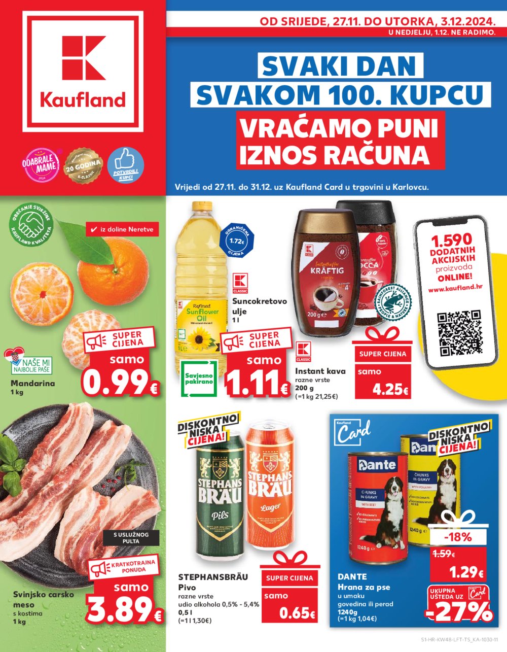 Kaufland katalog Akcija 27.11.-03.12.2024. Karlovac