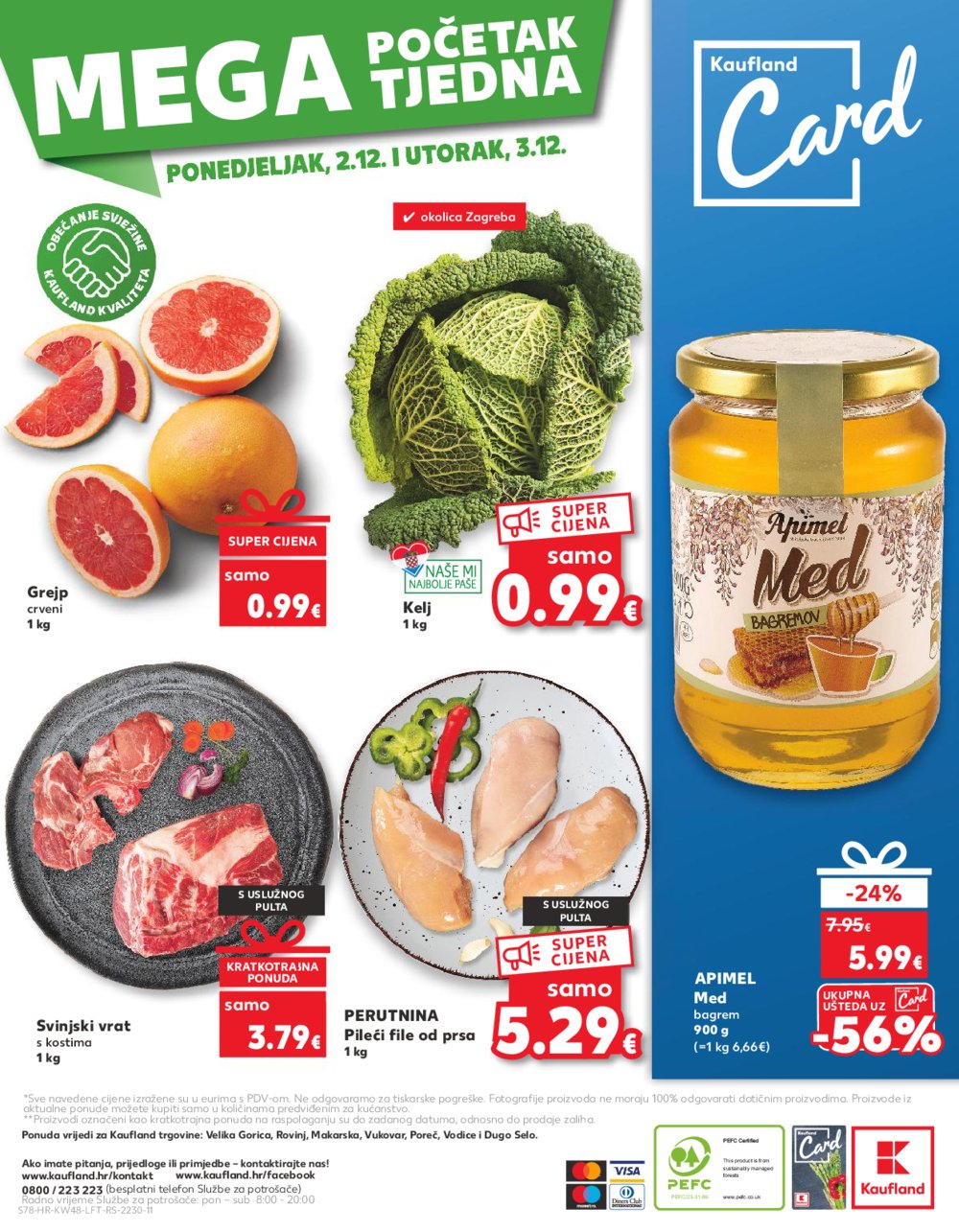 Kaufland katalog Akcija 27.11.-03.12.2024. VG, Rv, Ma, Vu, Po, Vo, DS