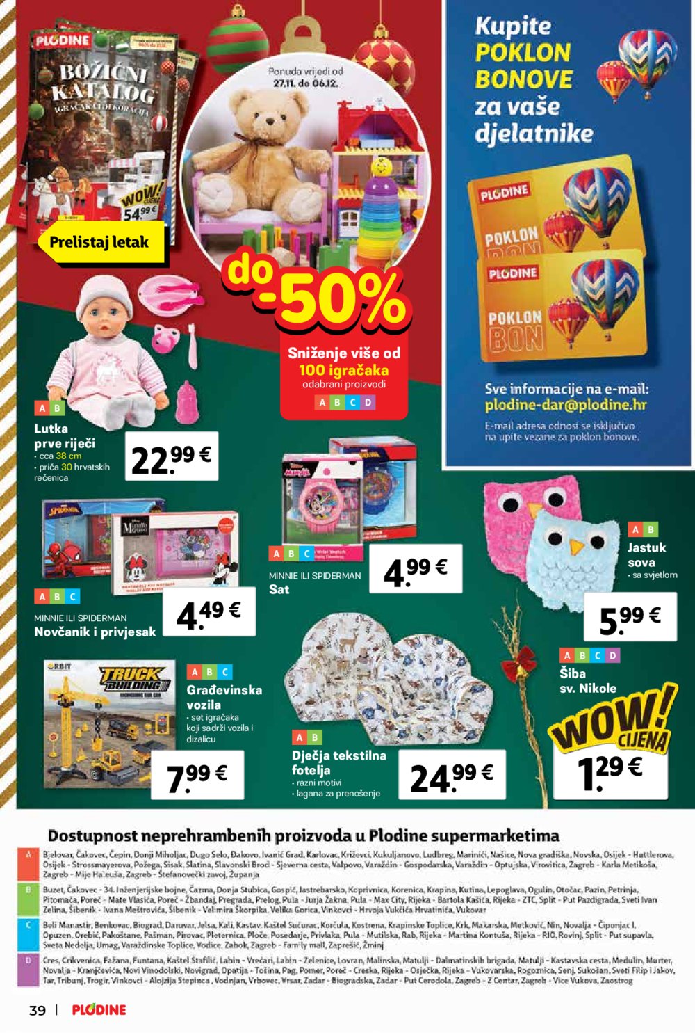 Plodine katalog Akcija 27.11.-03.12.2024.