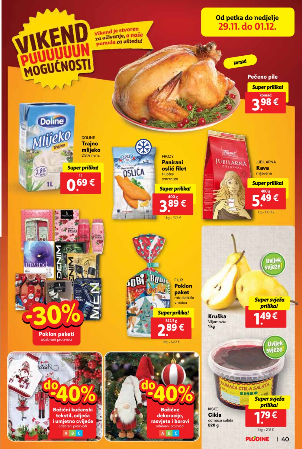 Plodine katalog Akcija 27.11.-03.12.2024.